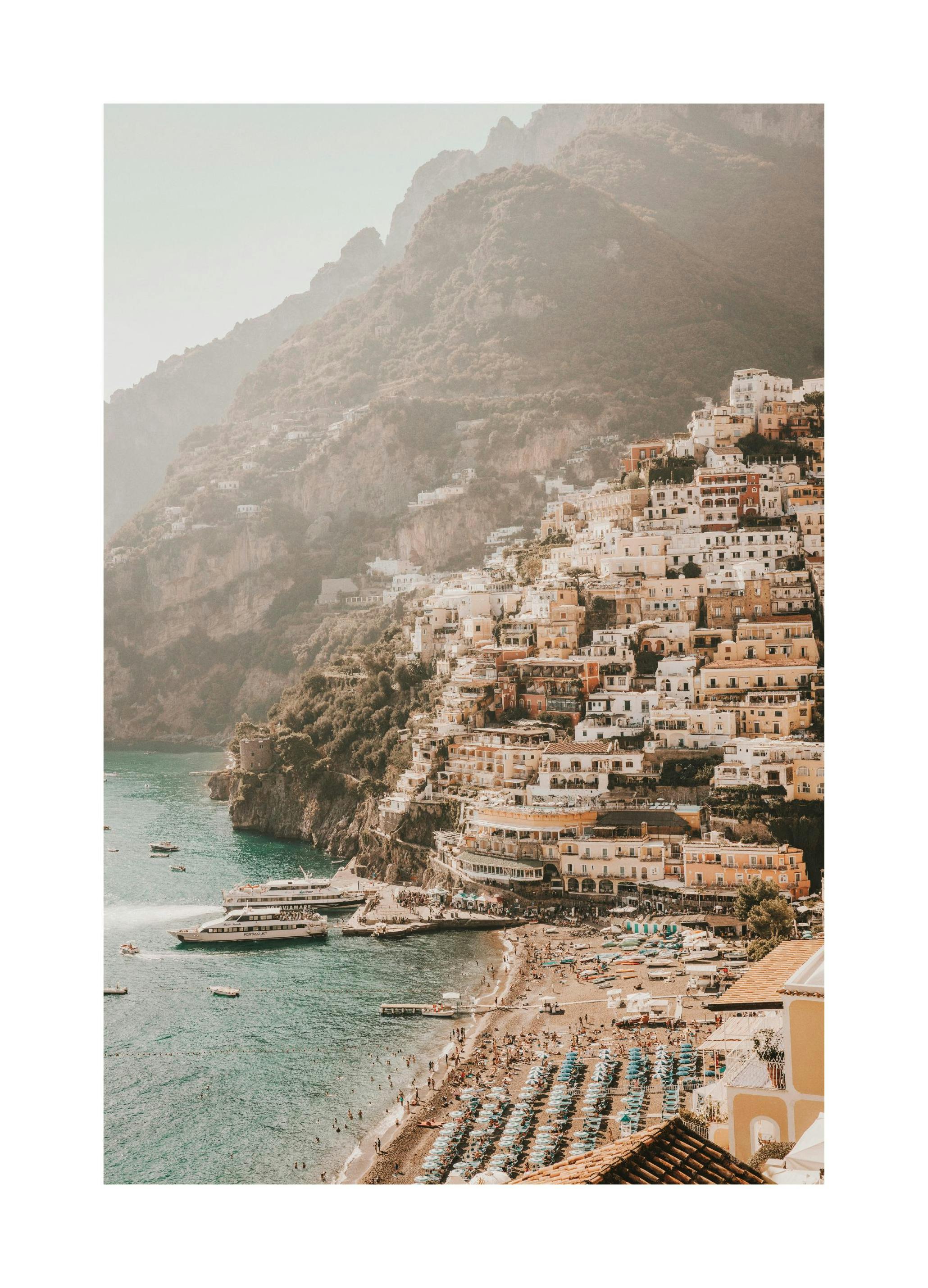 Positano Postcard Affiche (50x70 cm) - Amalfi Lifestyle