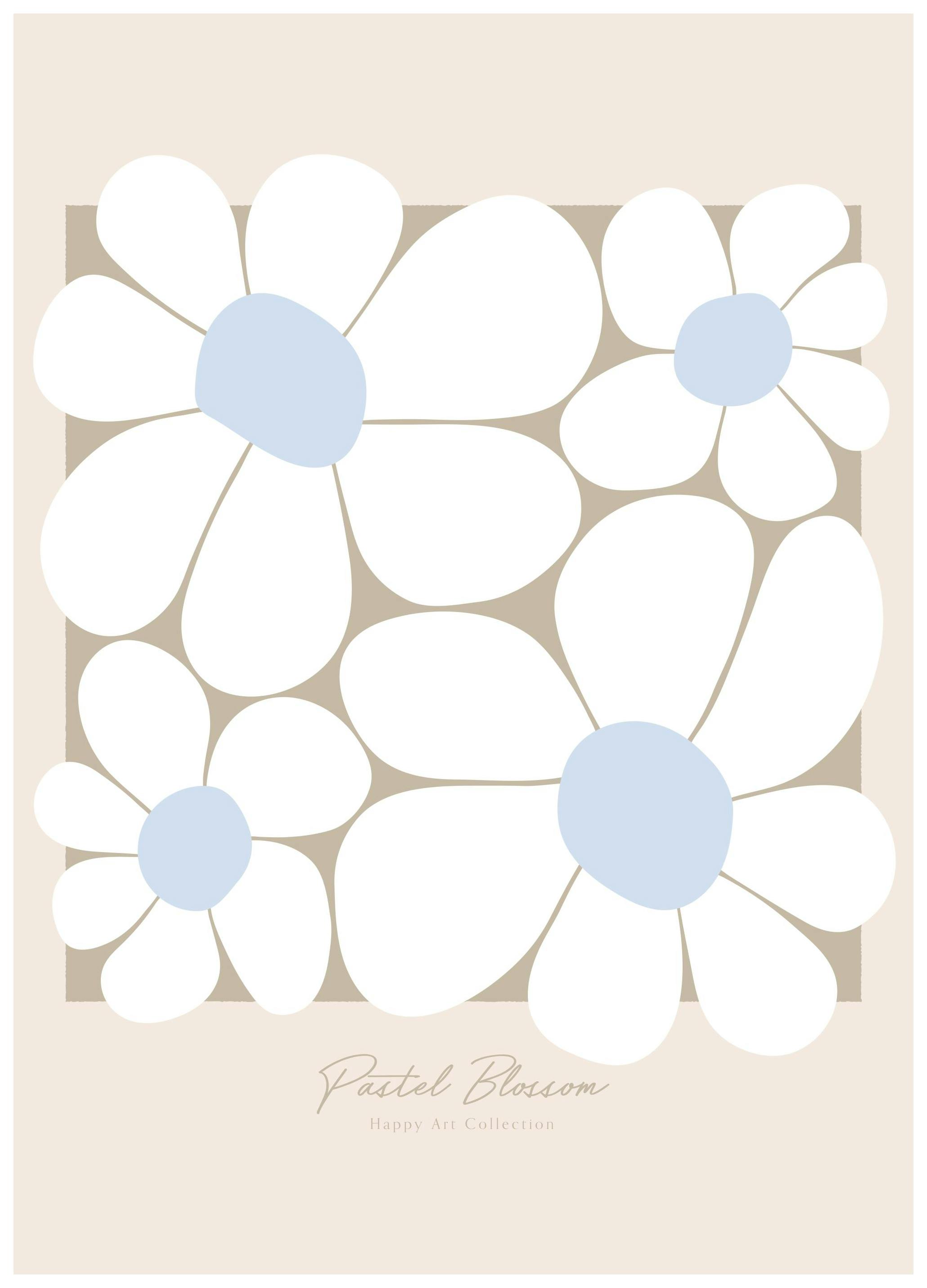 Pastel Blossom Poster (50x70 cm)