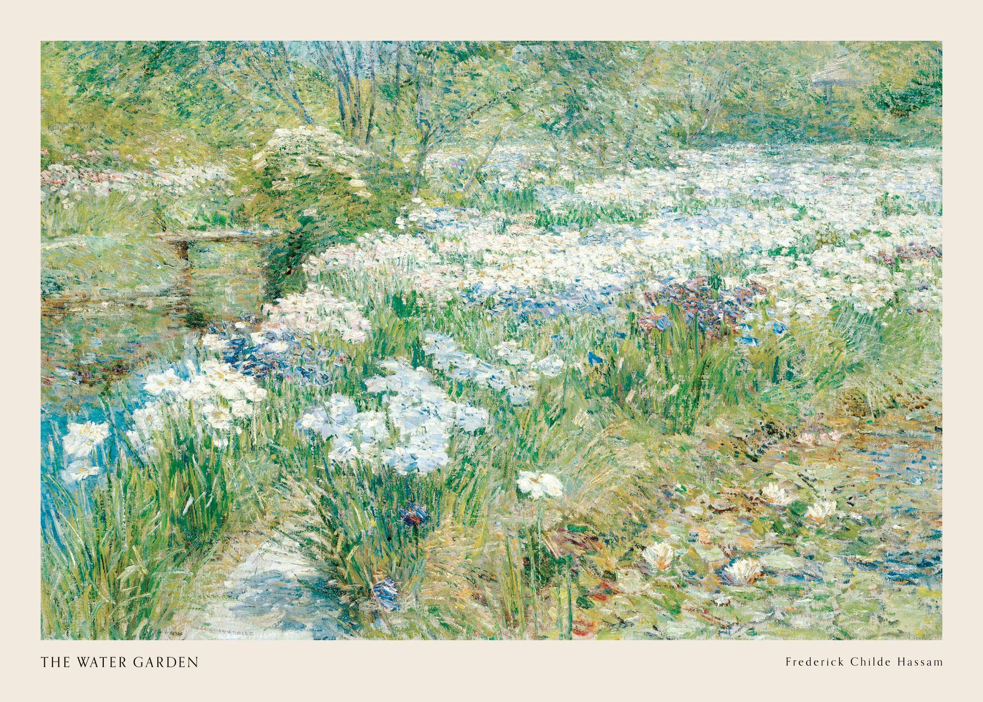 Frederick Childe Hassam - The Water Garden Print 0