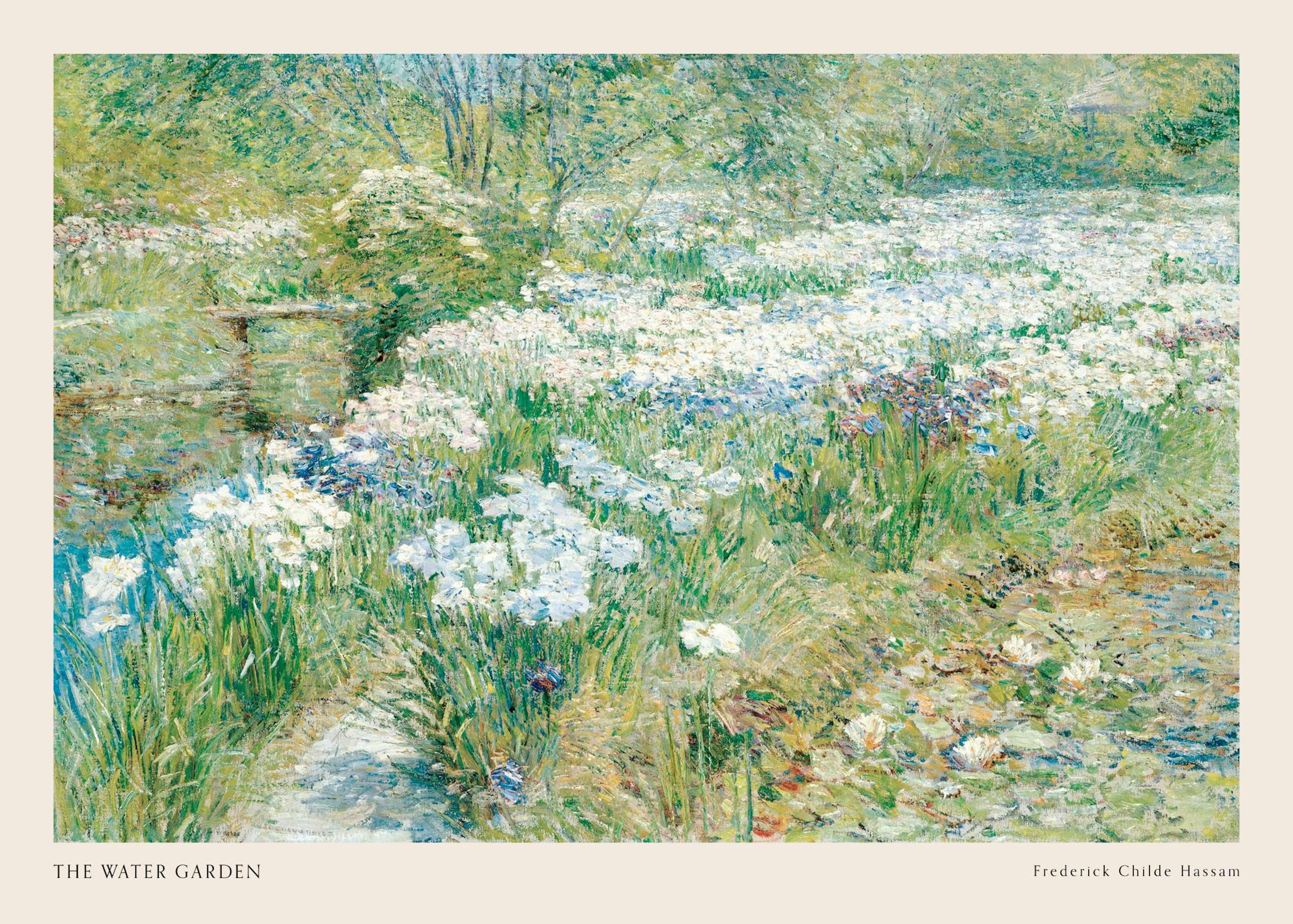 Frederick Childe Hassam - The Water Garden Print 0