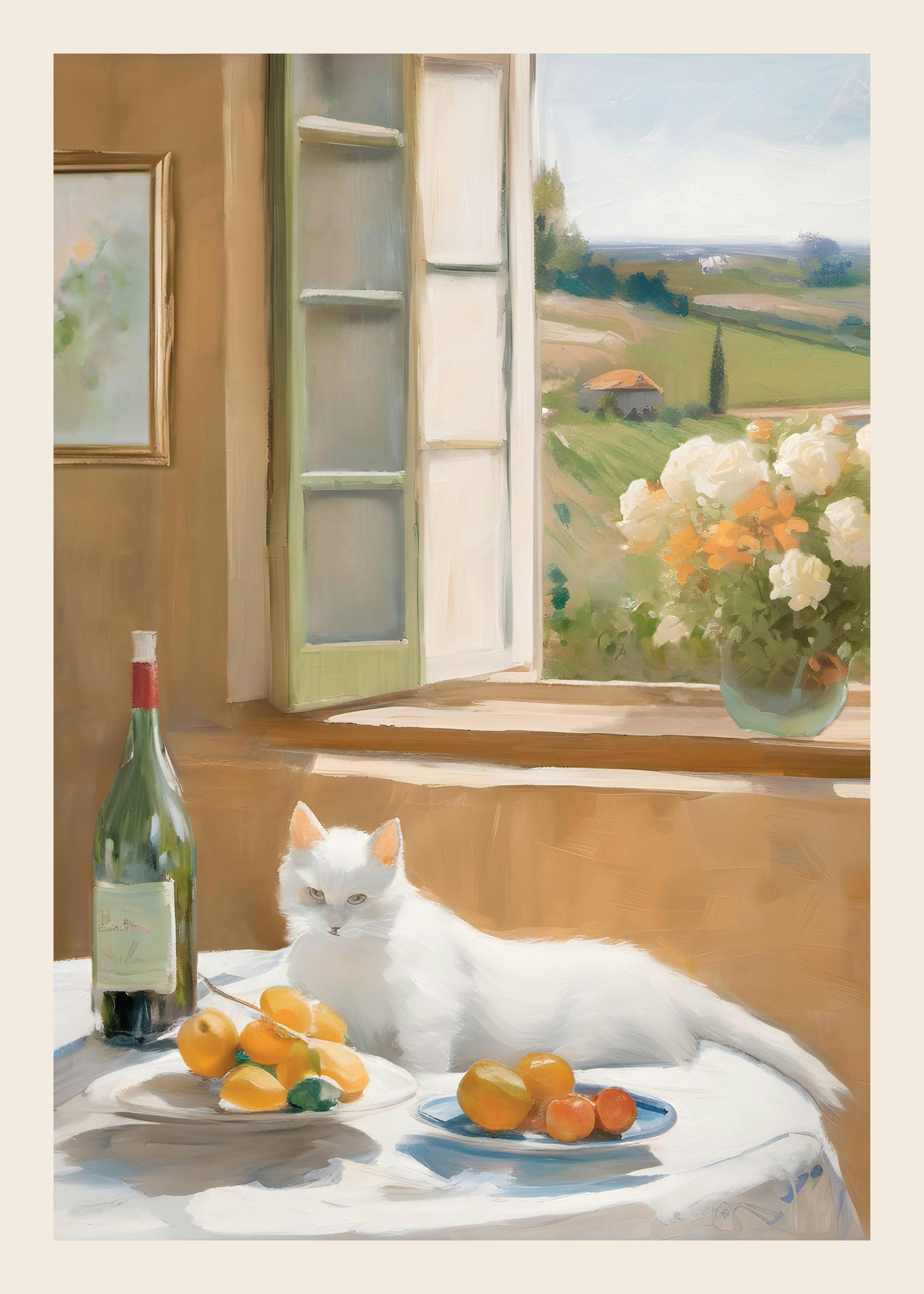 Still Life Cat Poster 0