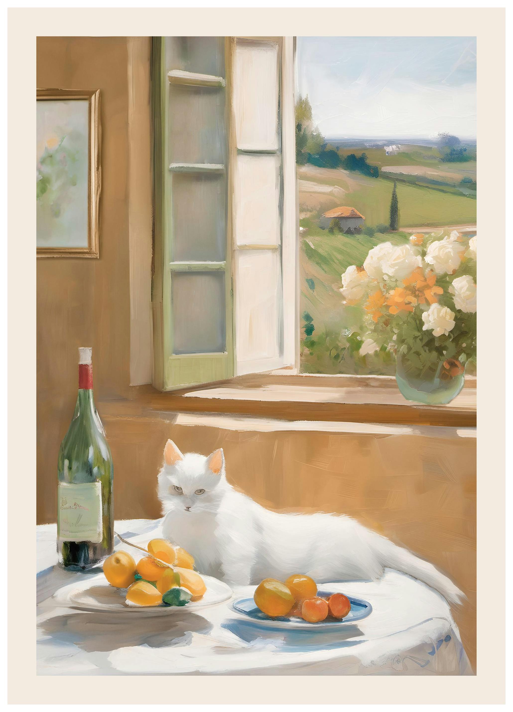 Prints - Still Life Cat Print (50x70 cm) - Art prints