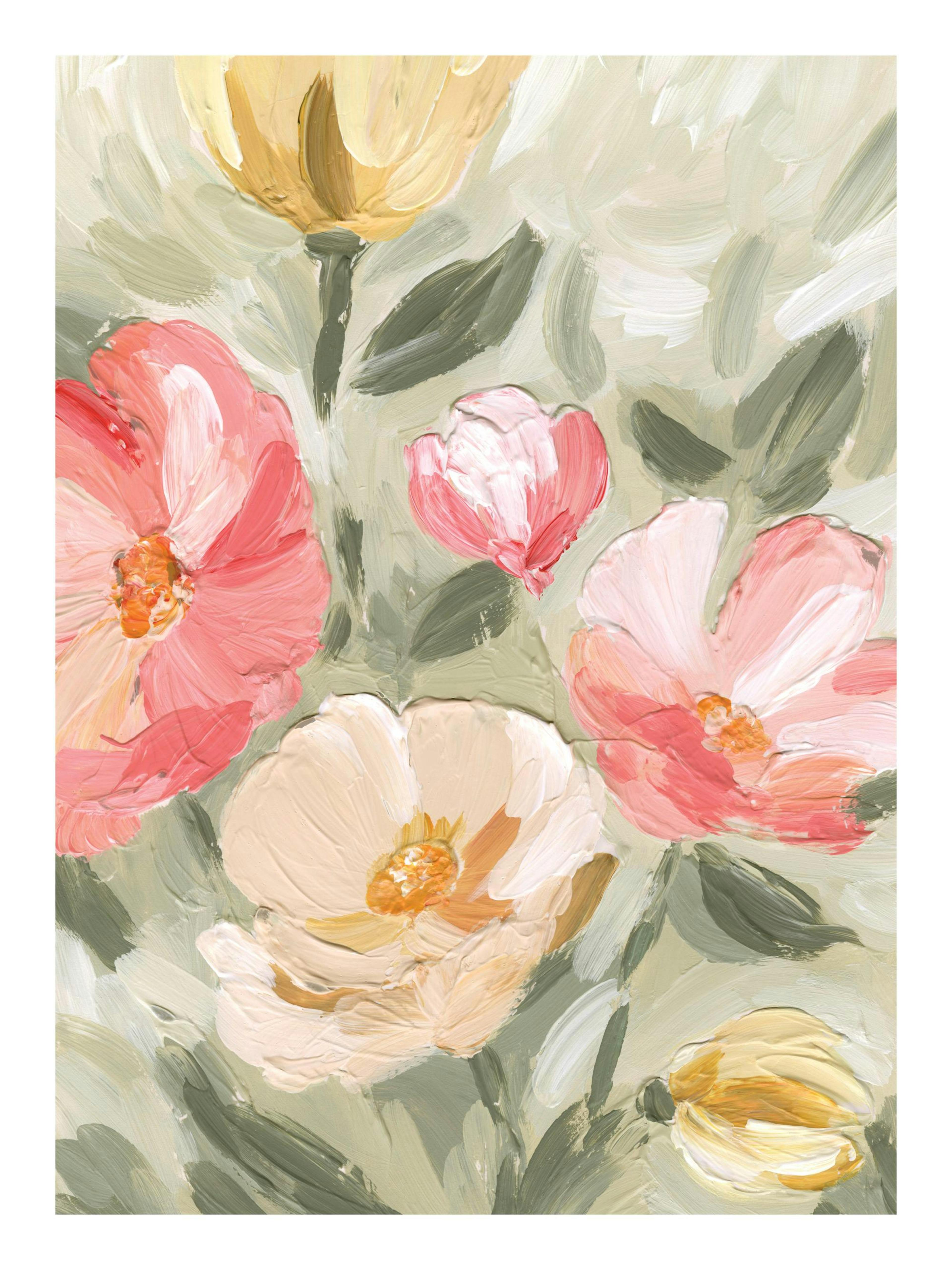 Painted Blossom No1 Poster