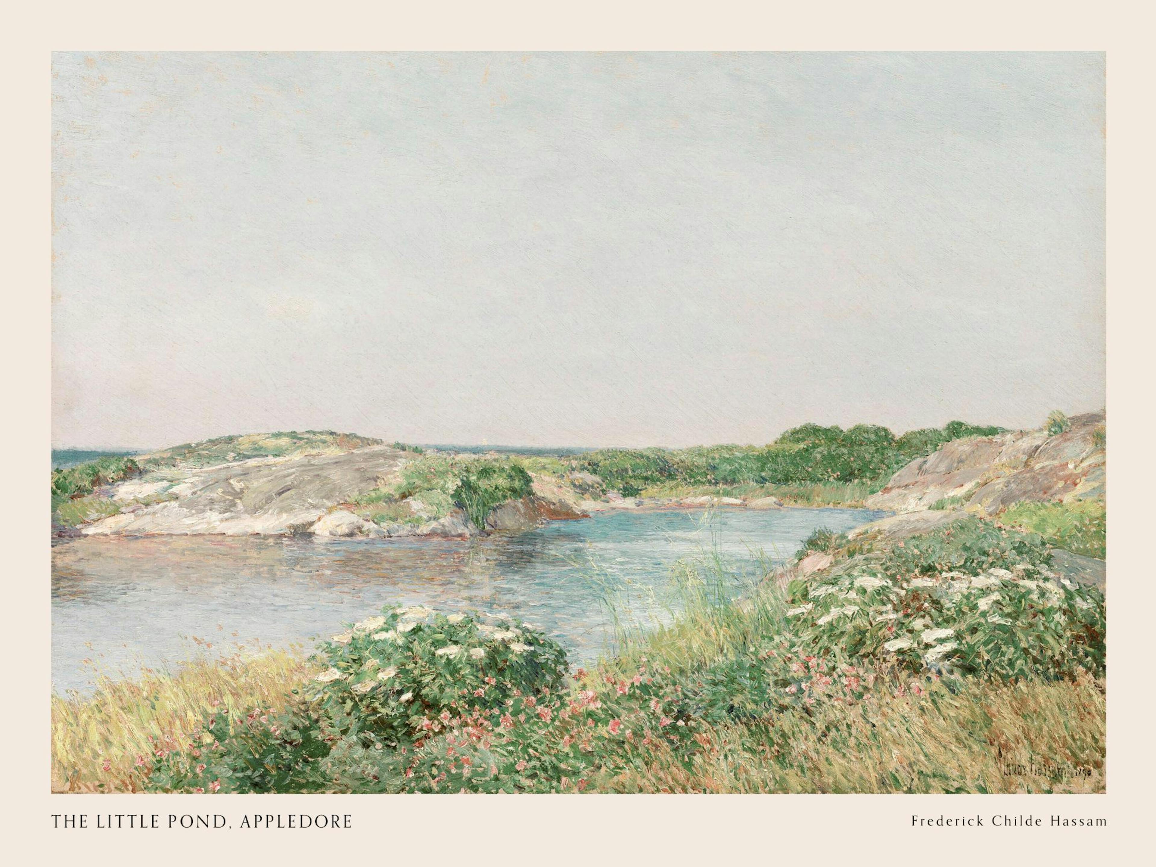 Frederick Childe Hassam - The Little Pond, Appledore Poster