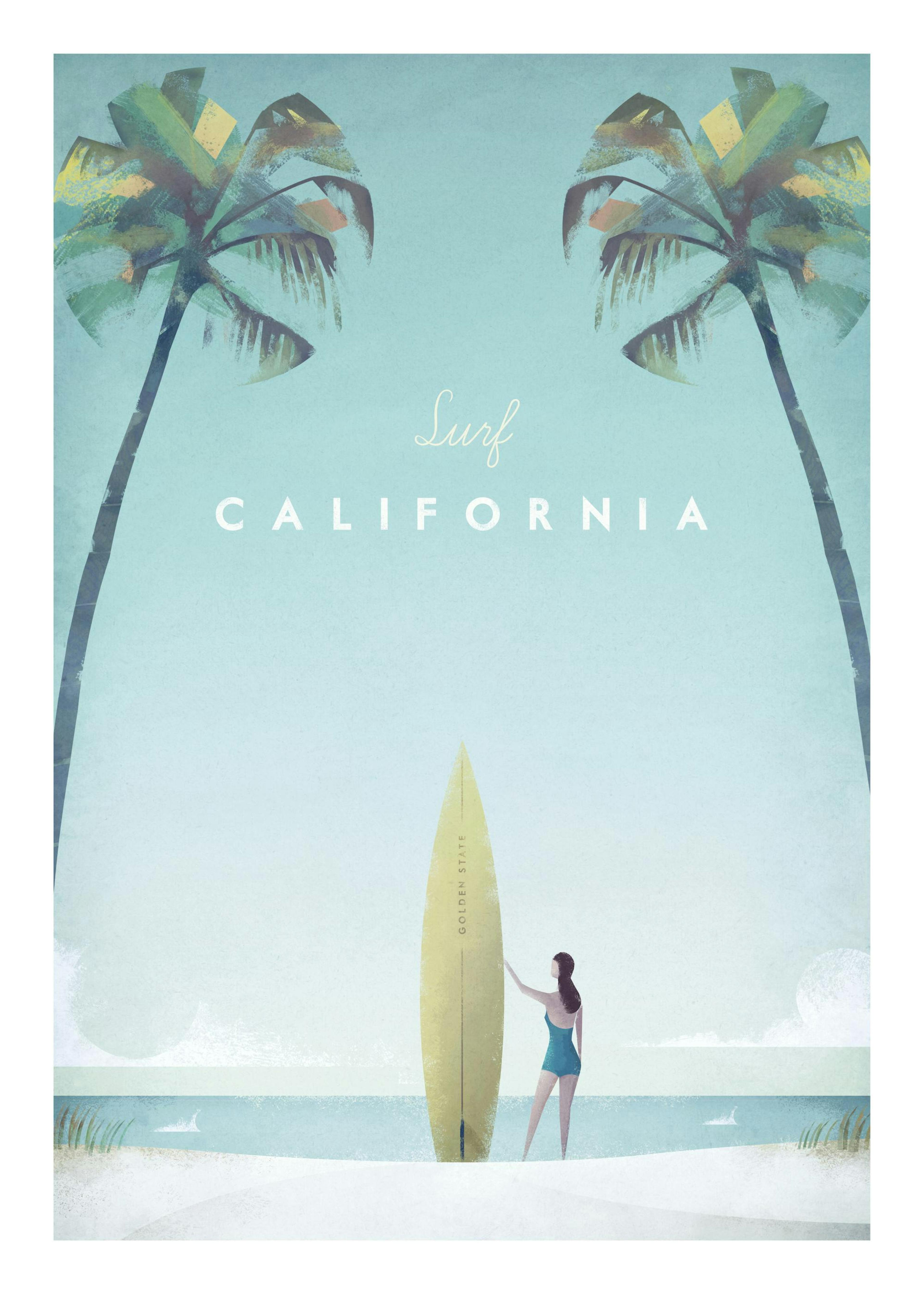Henry Rivers - California Travel Poster 0