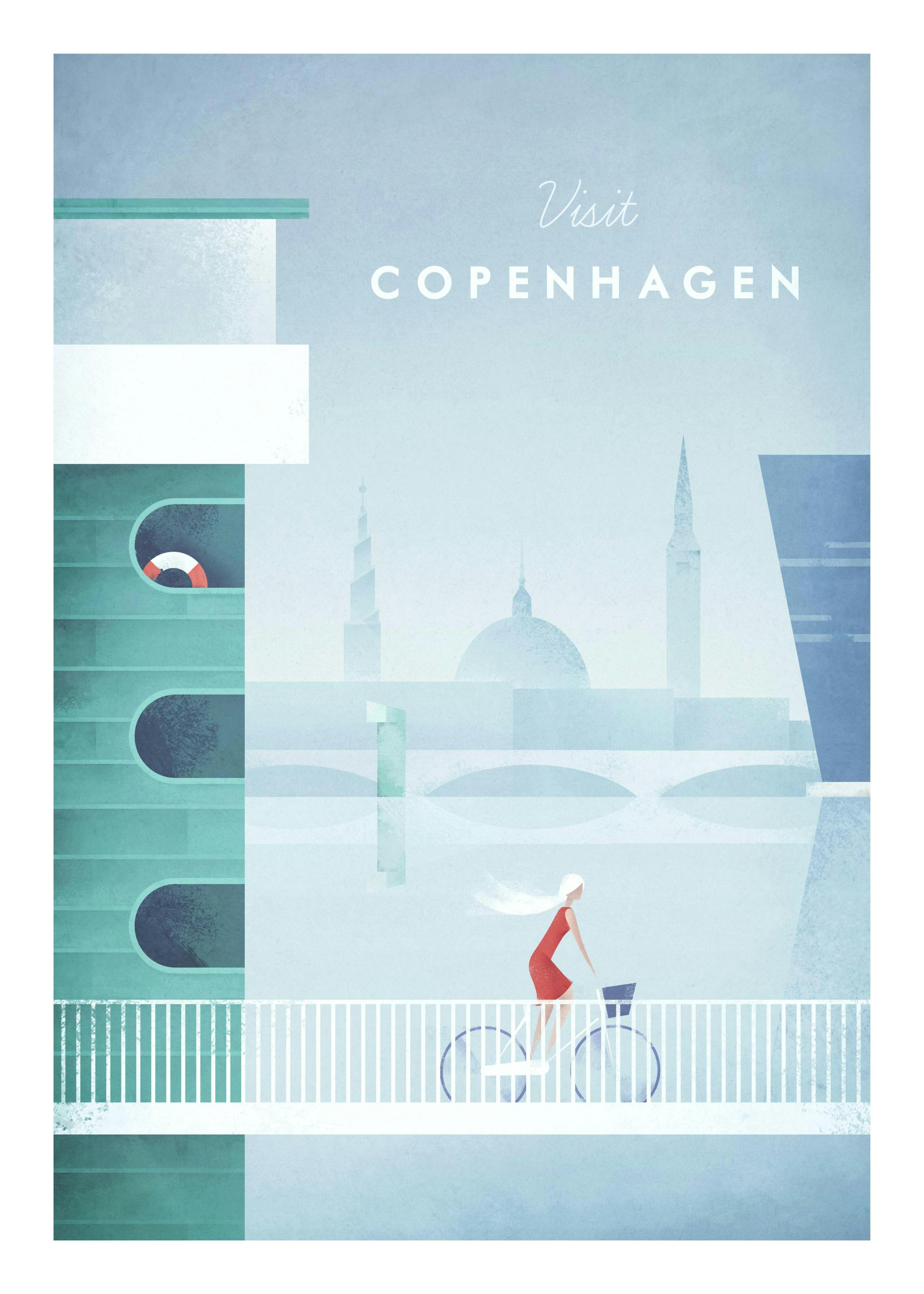 Henry Rivers - Copenhagen Travel Plakat 0