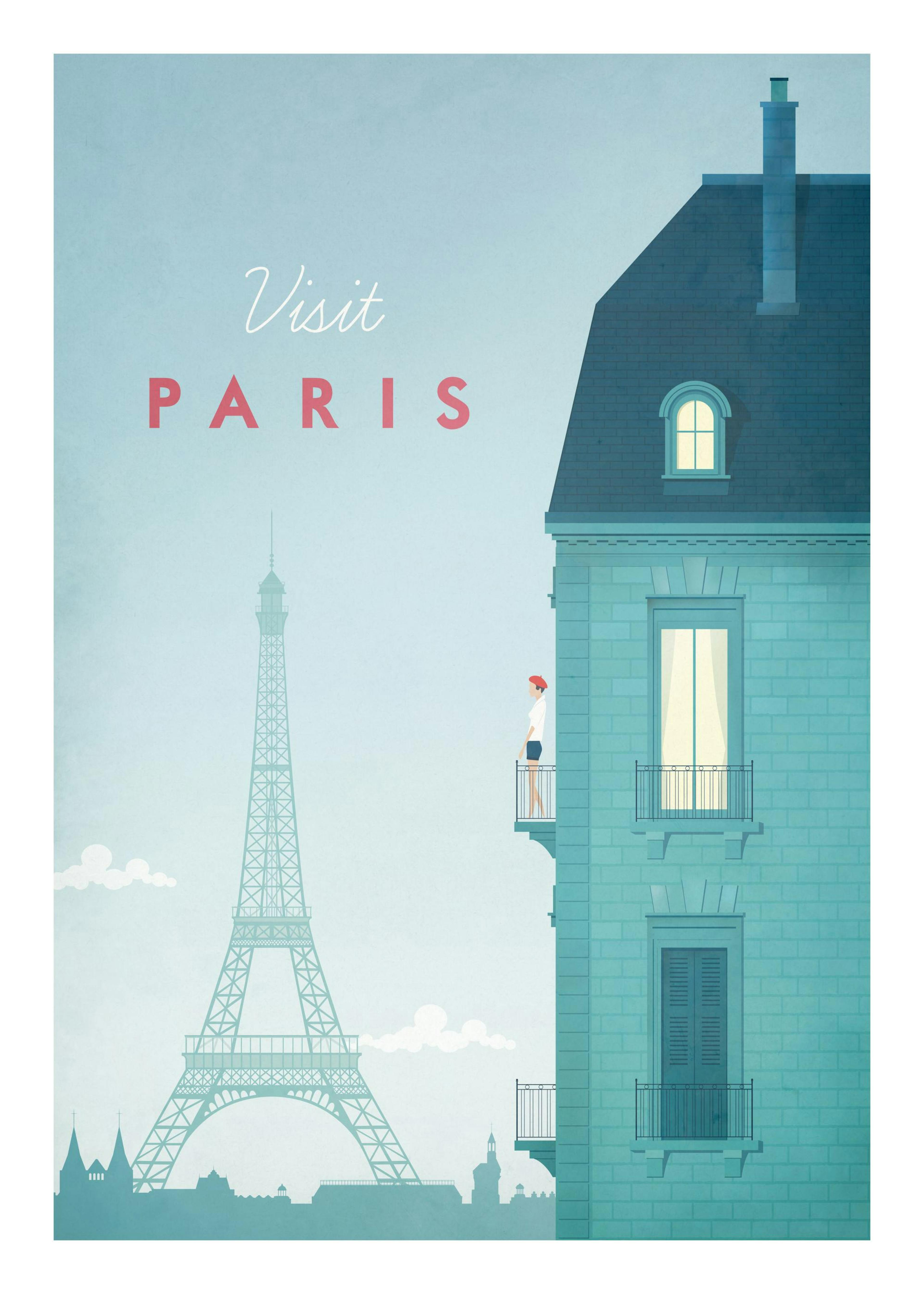 Henry Rivers - Paris Travel Poster 0