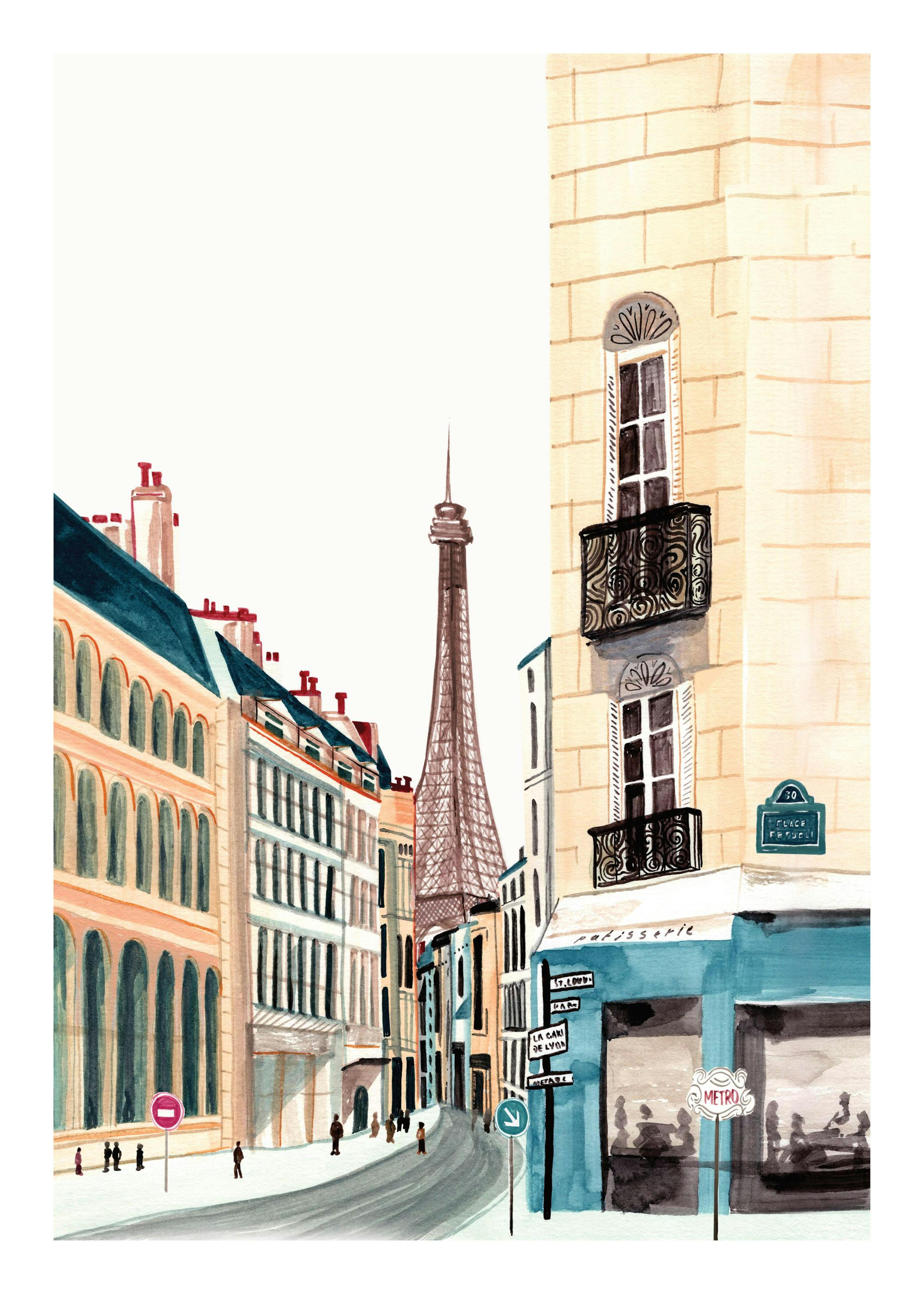 Laura Page - Paris Street Corner 0