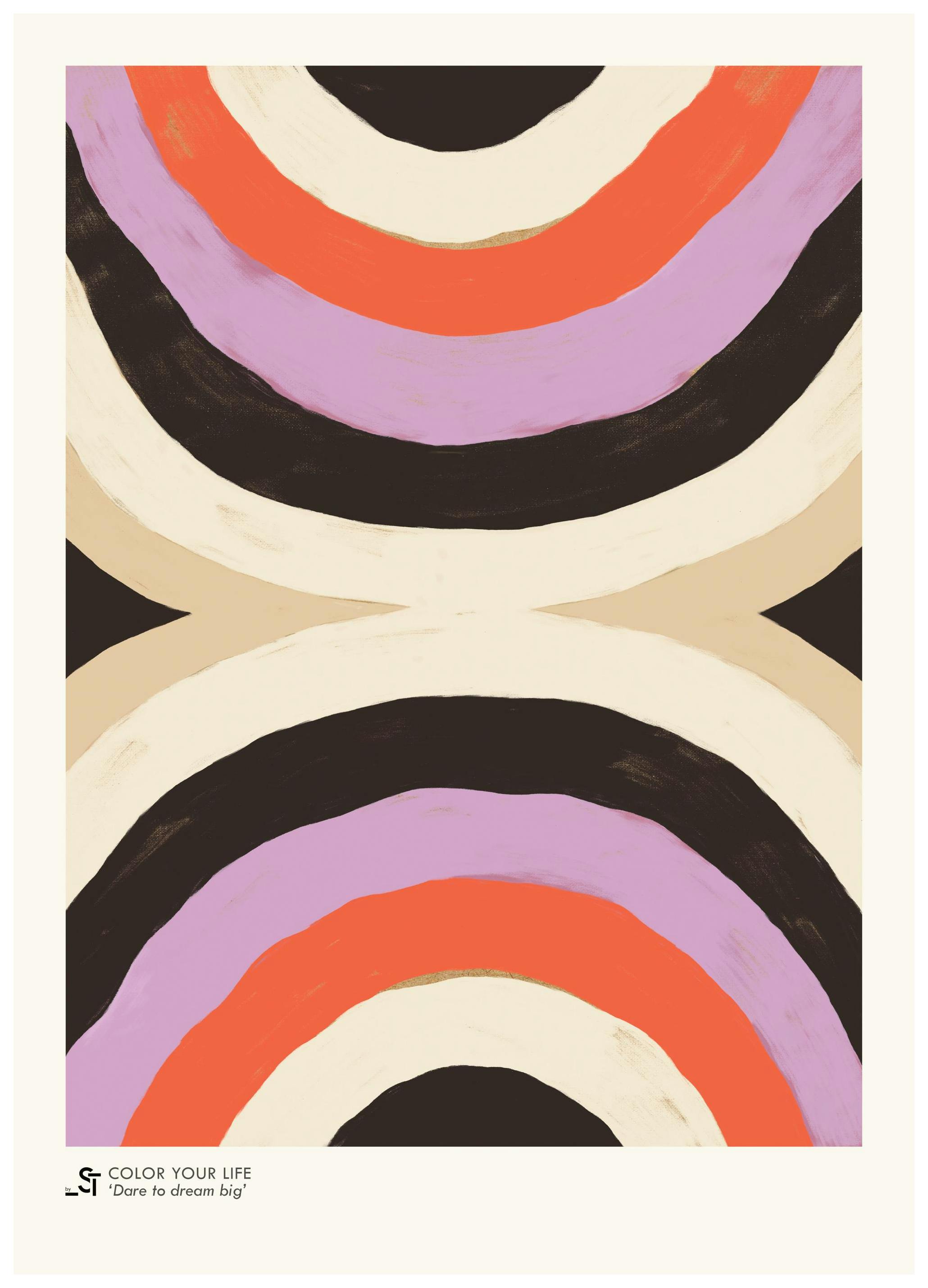 Sylvia Takken - Dare to Dream Big Plakat (50x70 cm)- Sylvia Takken