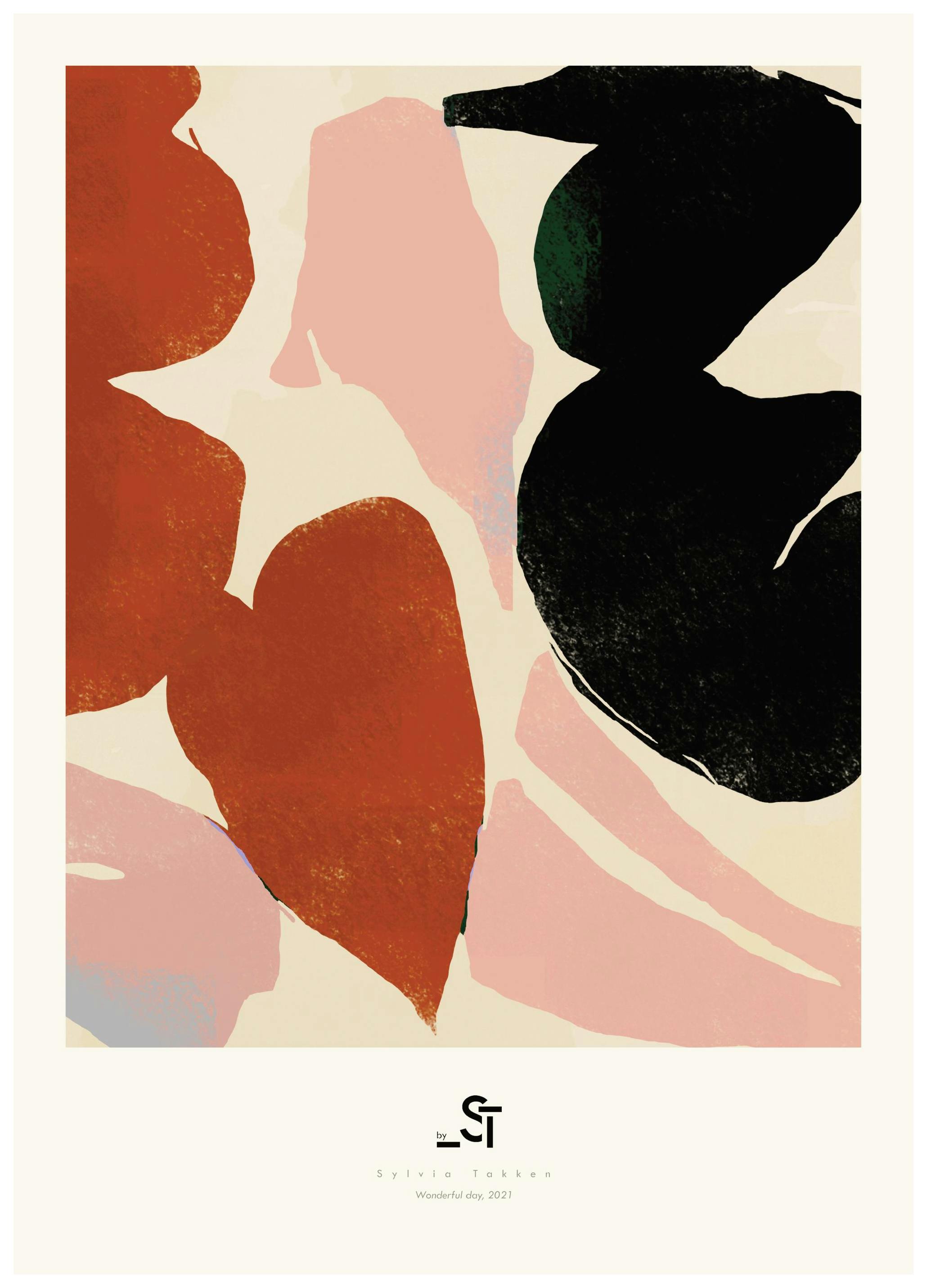 Sylvia Takken - Wonderful Day Plakat (21x30 cm)- Sylvia Takken