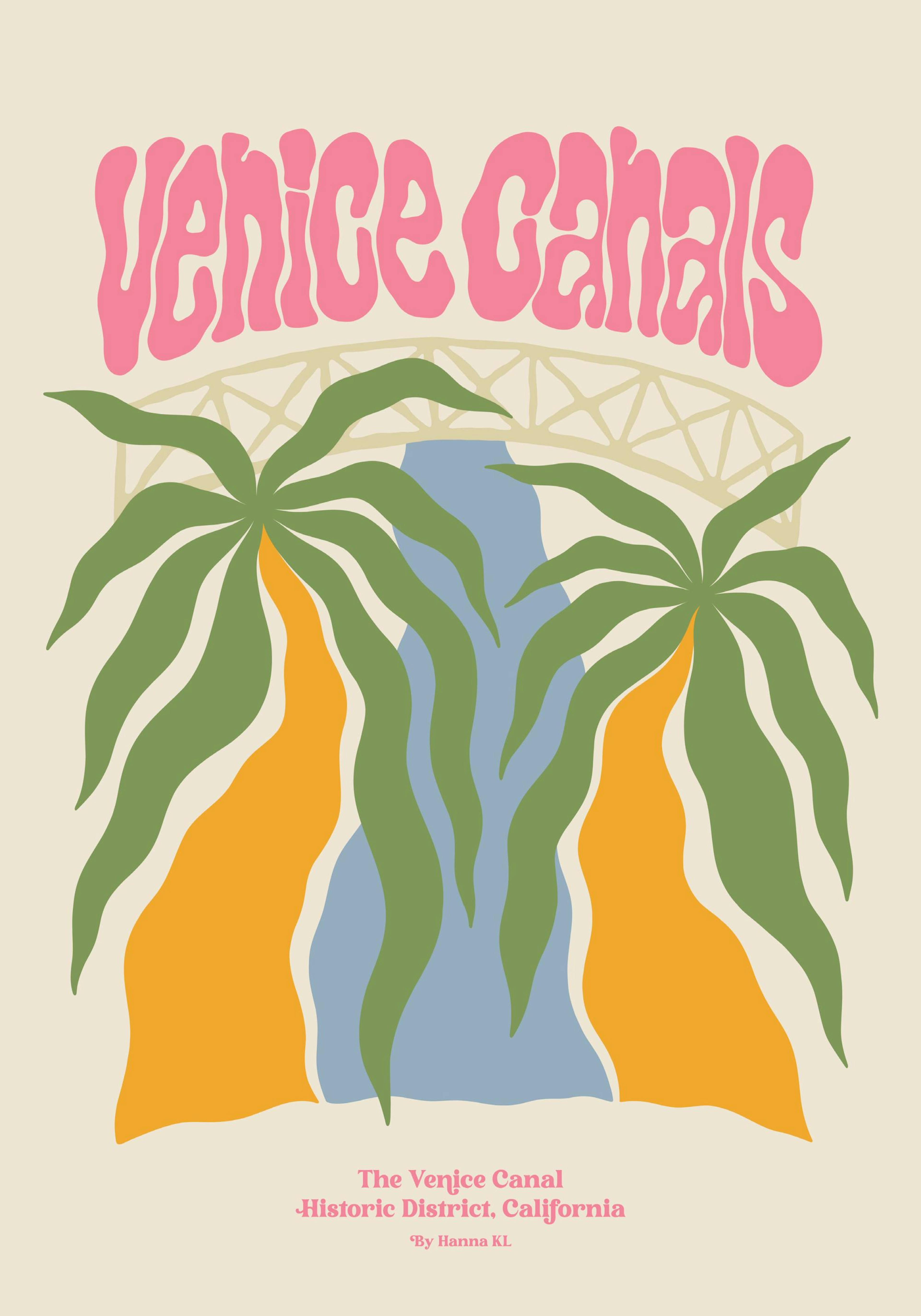 Hanna KL - Venice Canals Poster