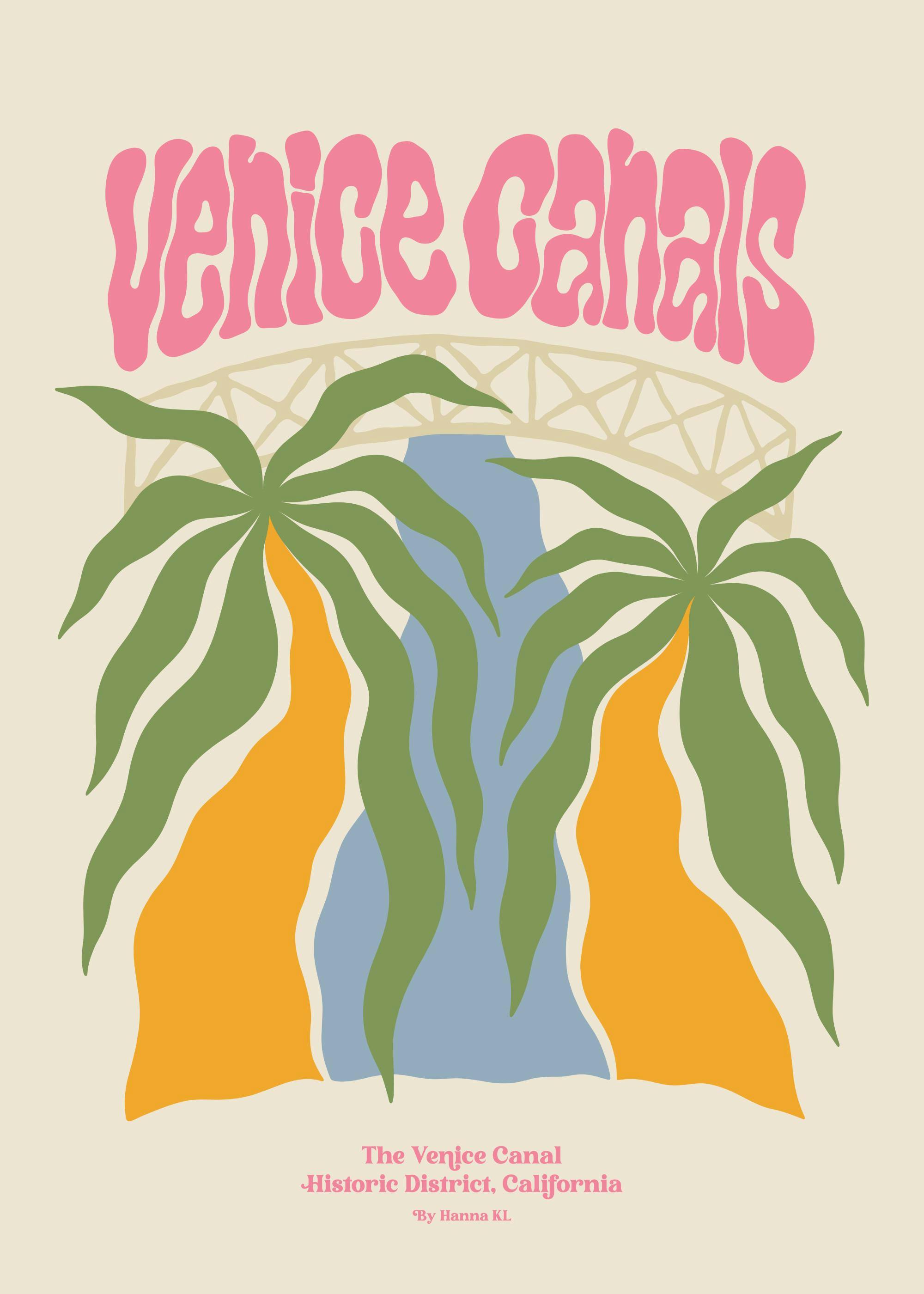 Hanna KL - Venice Canals Affiche 0