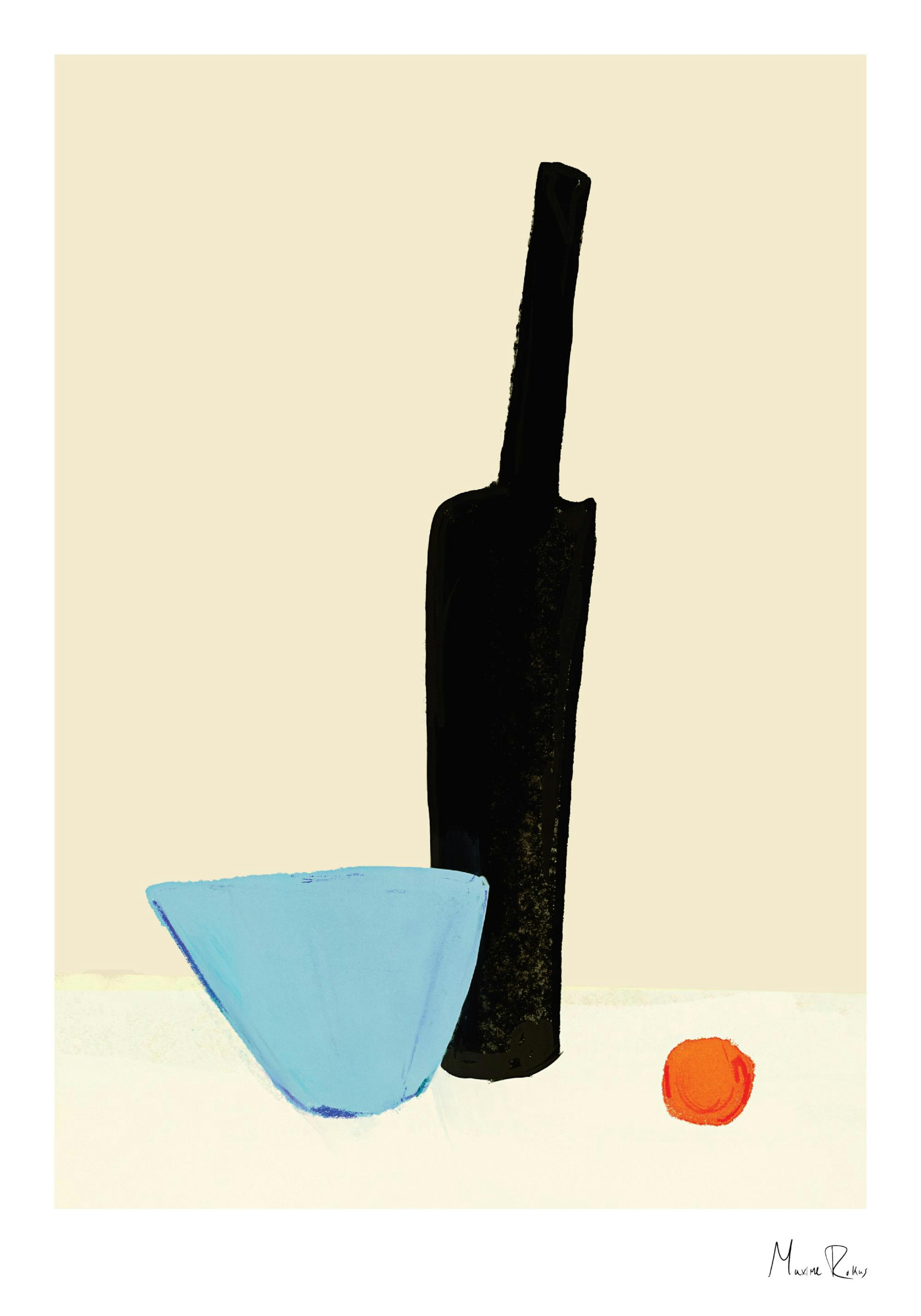 Maxime Rokus - Still Life Bottle Juliste