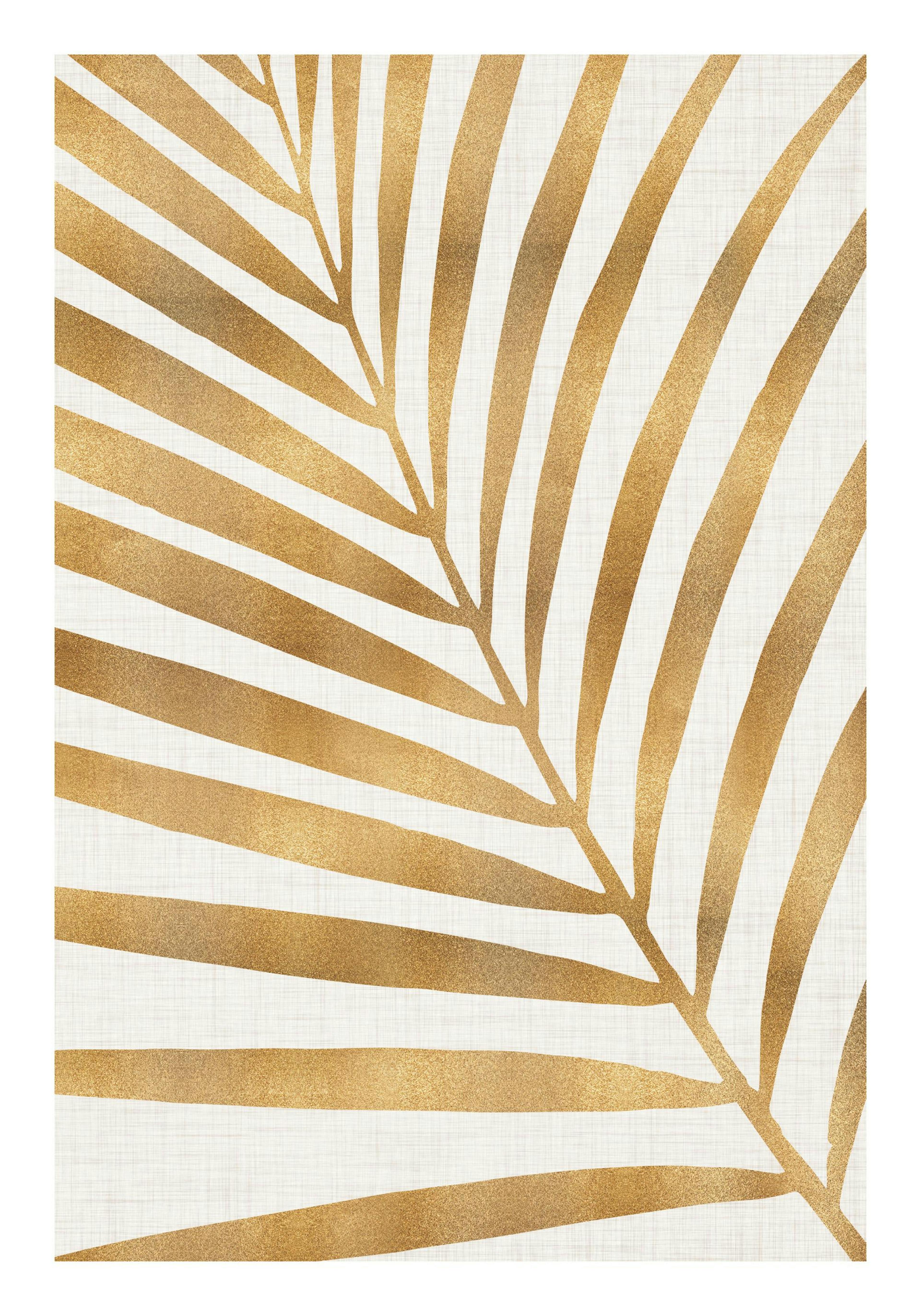 Kristian Gallagher - Metallic Gold Palm Leaf