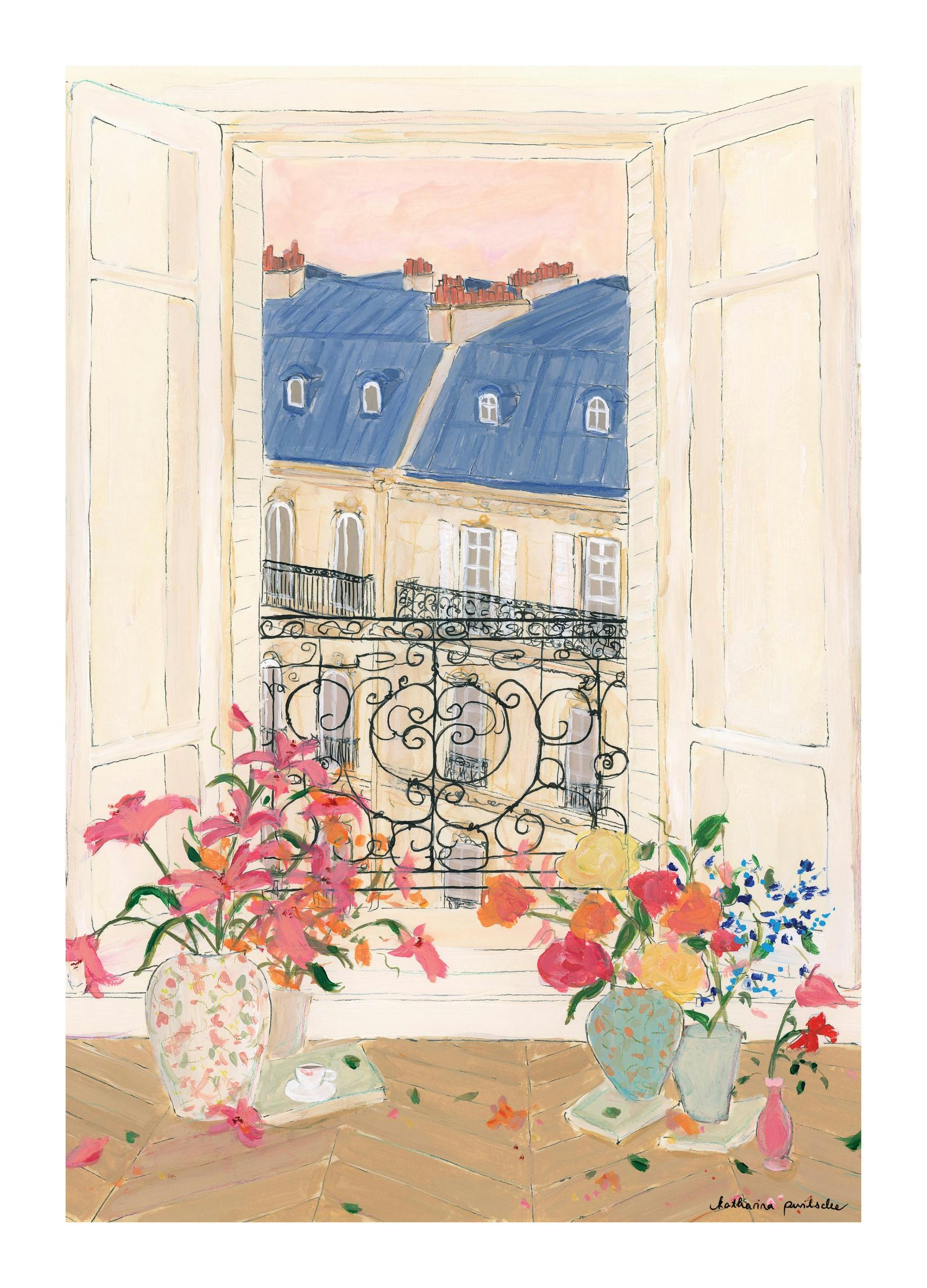Katharina Puritscher - Window With a View Print (21x30 cm)