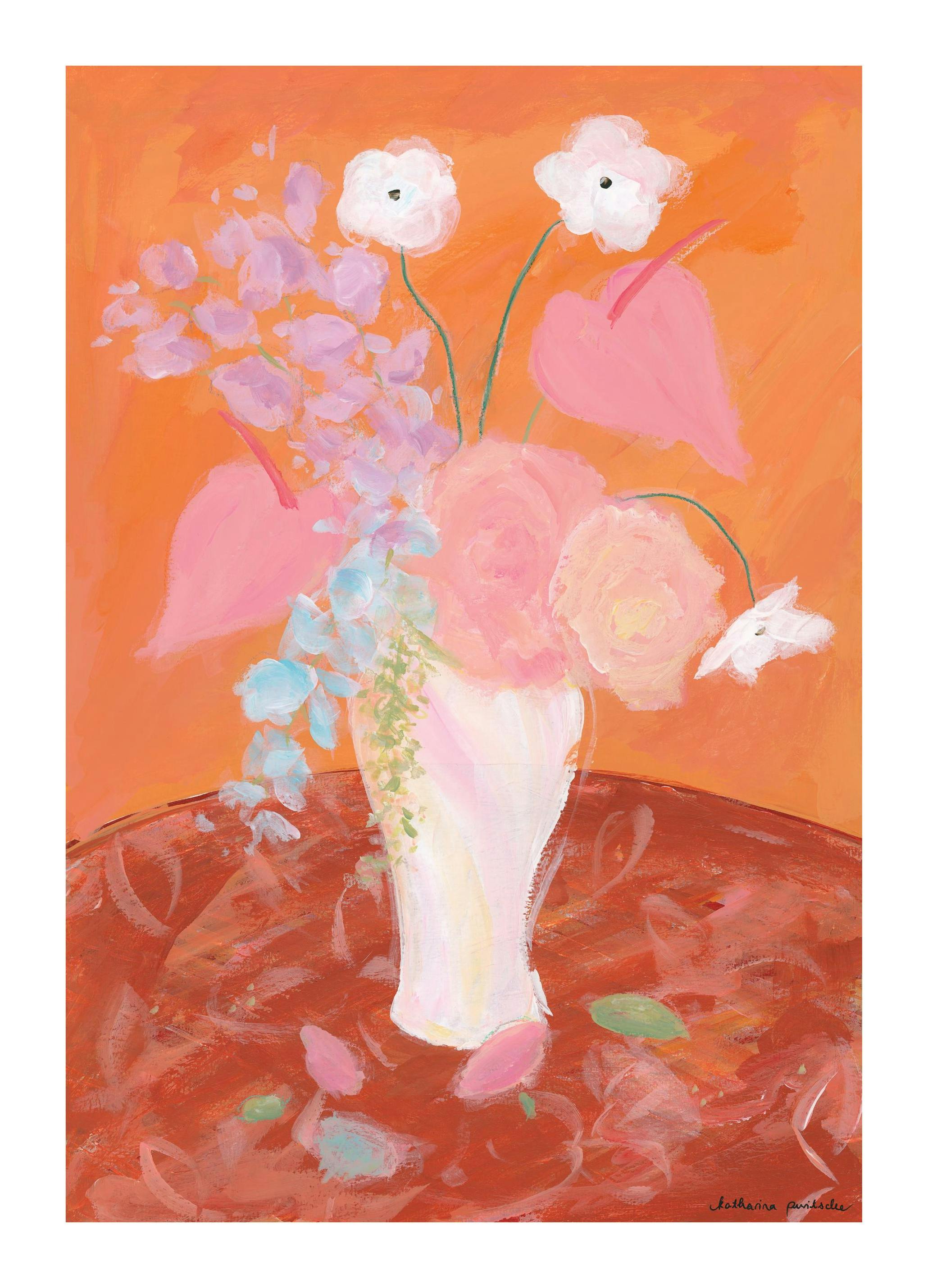 Katharina Puritscher - Orange Bloom Print (50x70 cm)