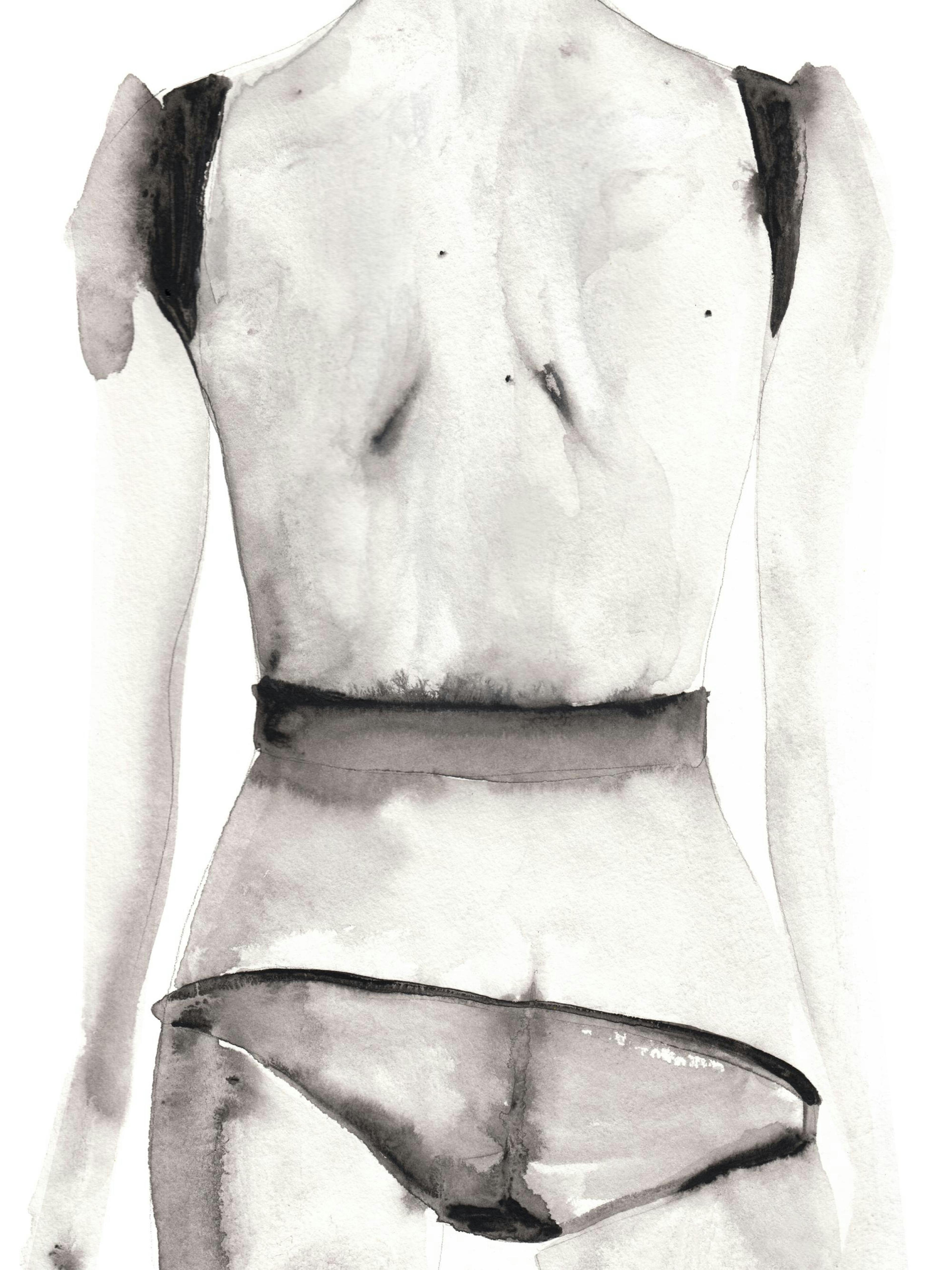 Victoria Verbaan - Watercolor Torso Print