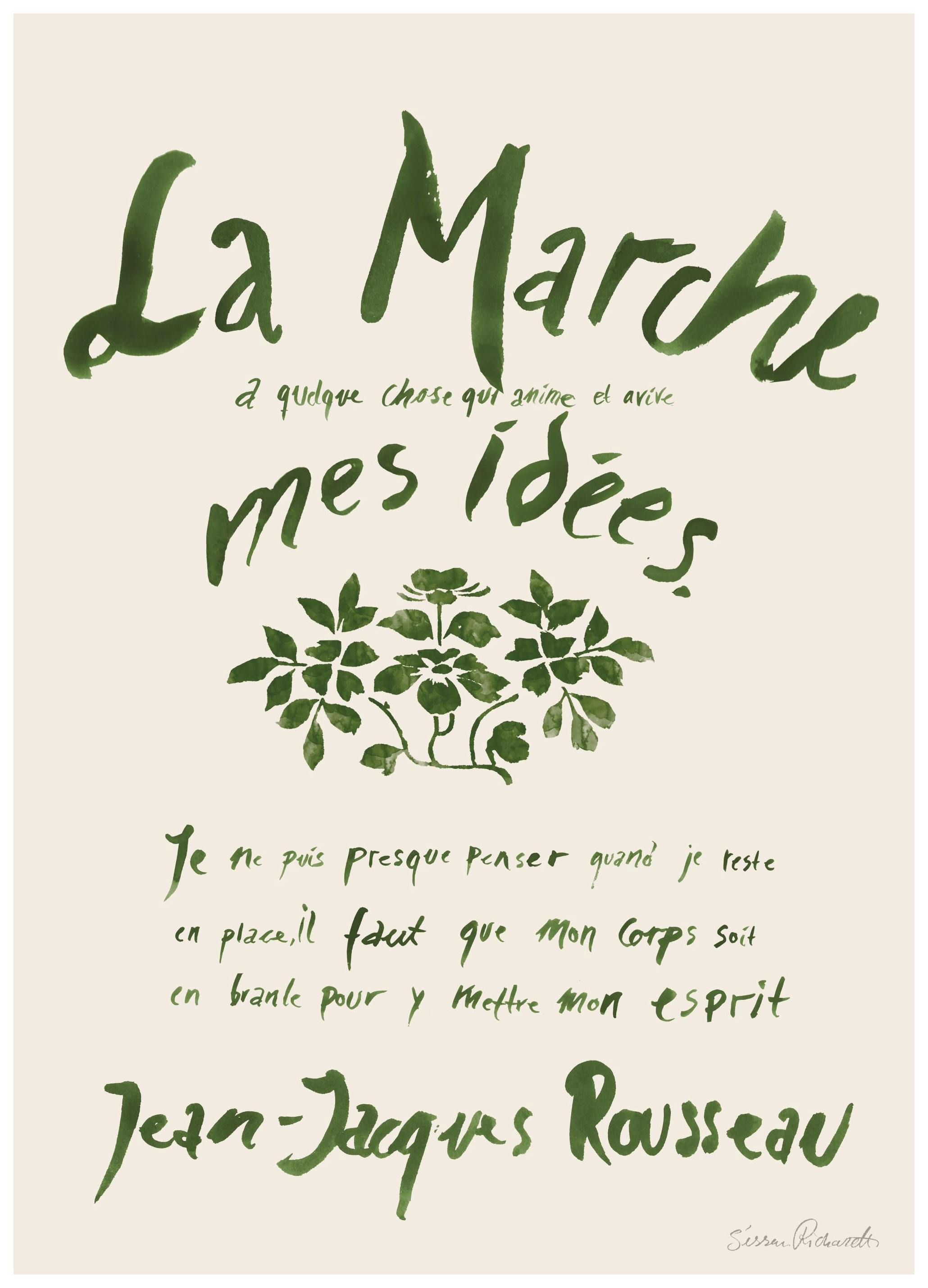 Sissan Richardt - La Marche Print (30x40 cm)