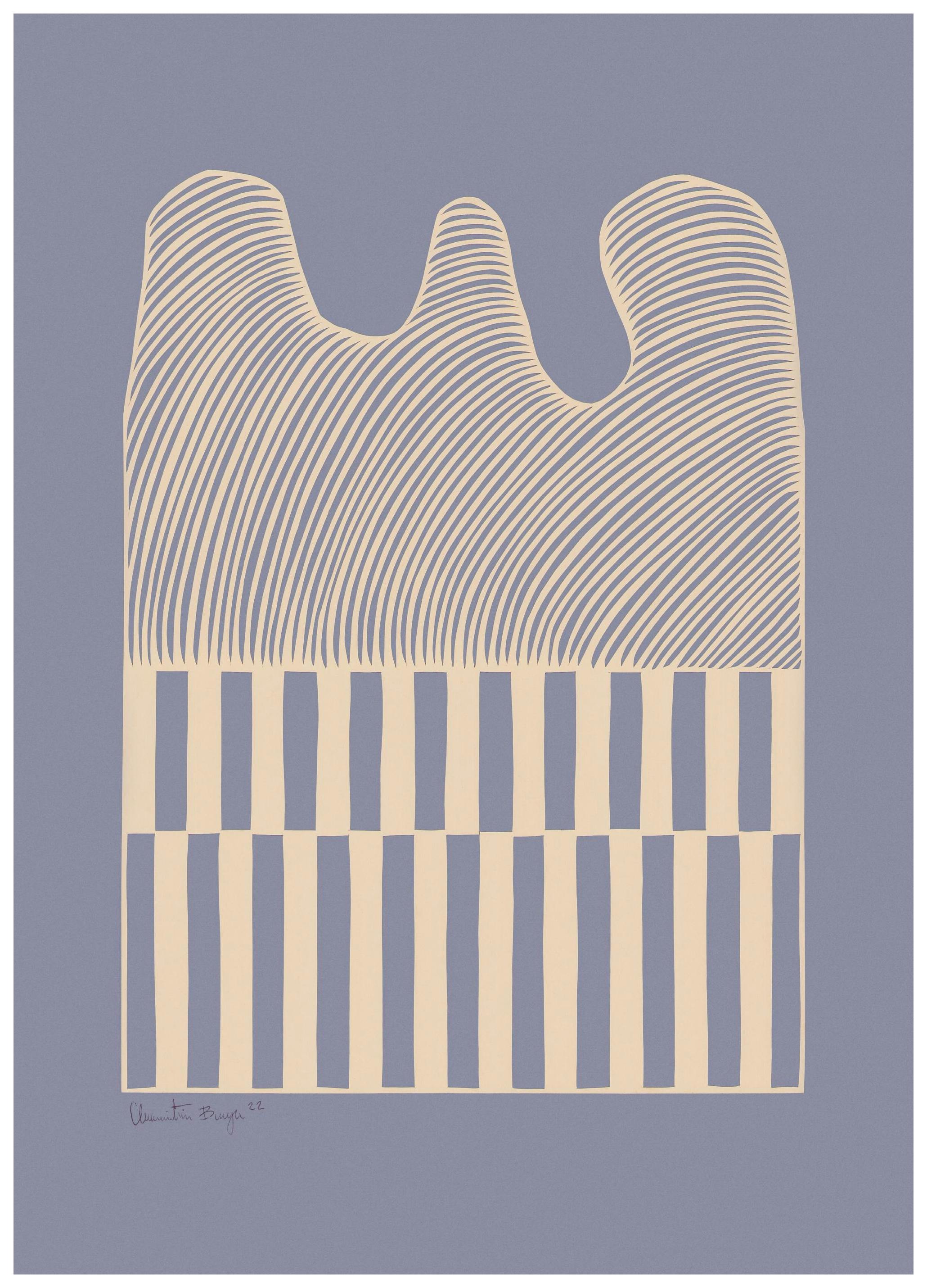 Little Detroit - Stribes 'N' Lines Print (50x70 cm)