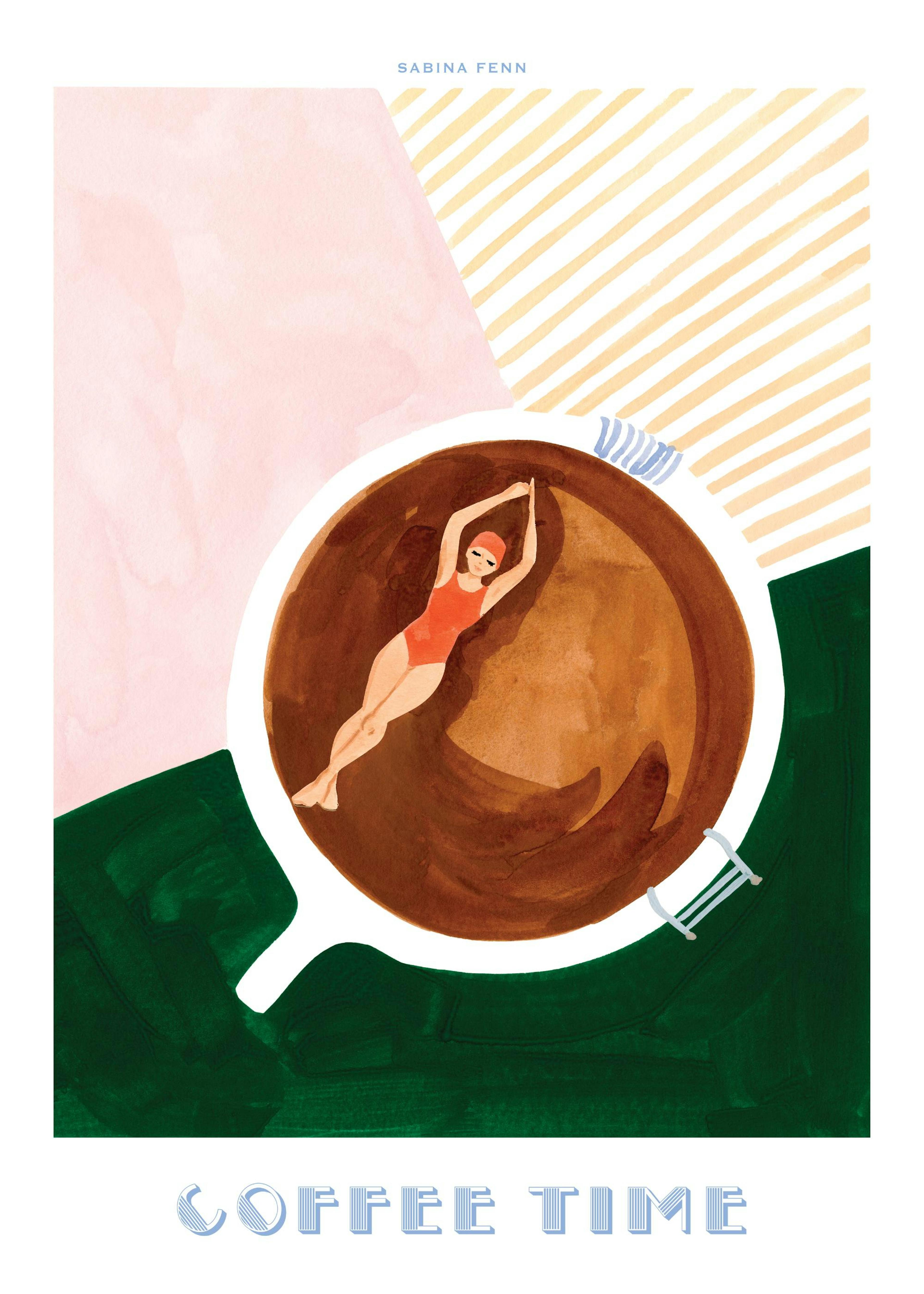 Sabina Fenn - Coffee Time Plakat 0