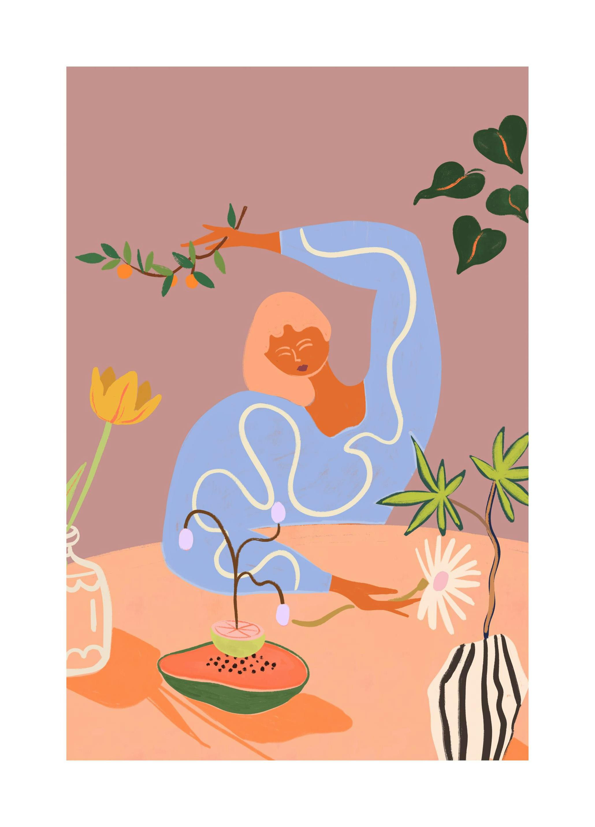Arty Guava - Lay Hoon - Gardening Affiche (50x70 cm)