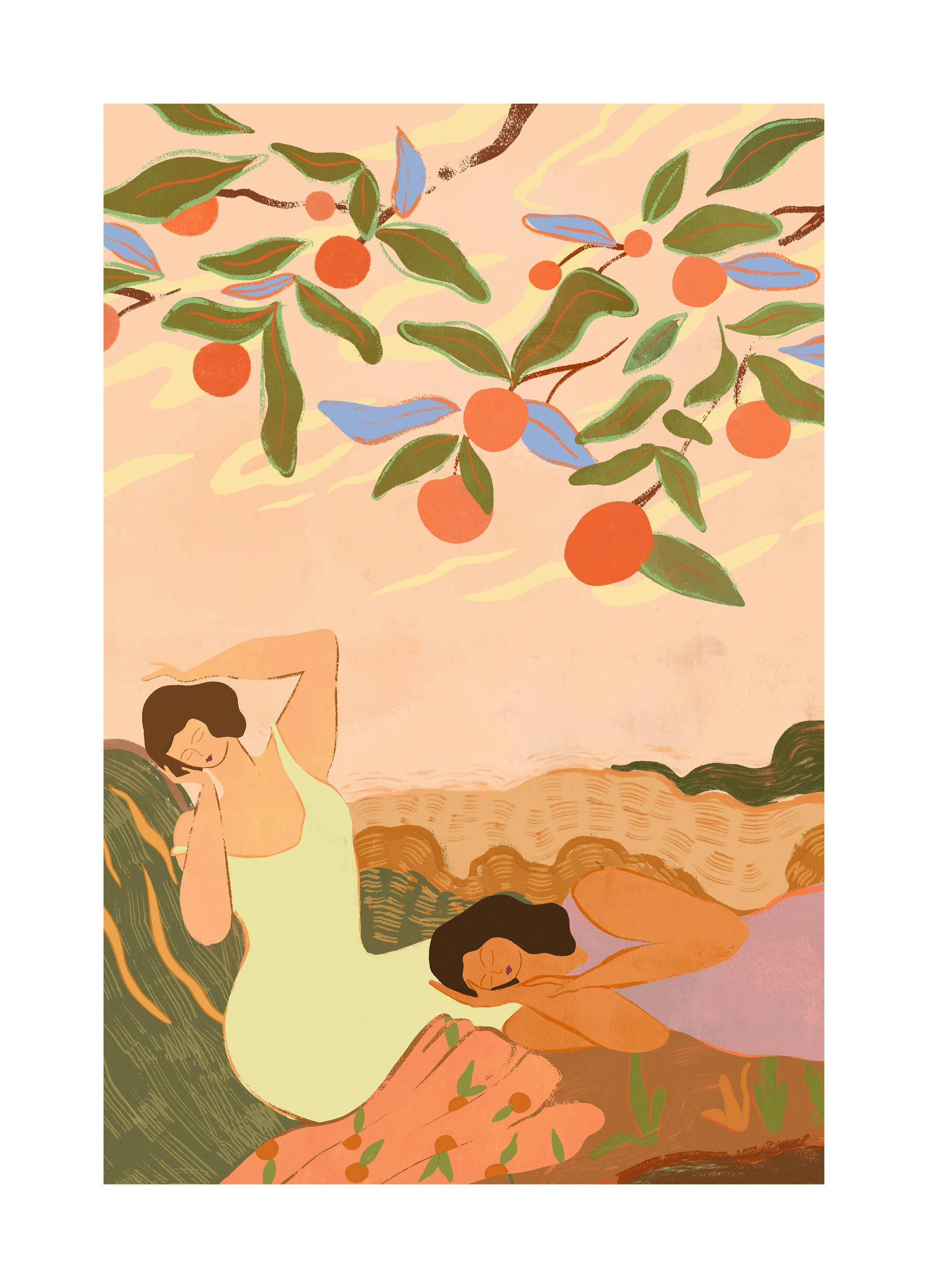 Arty Guava - Lay Hoon - Nap Time Plakat (50x70 cm)