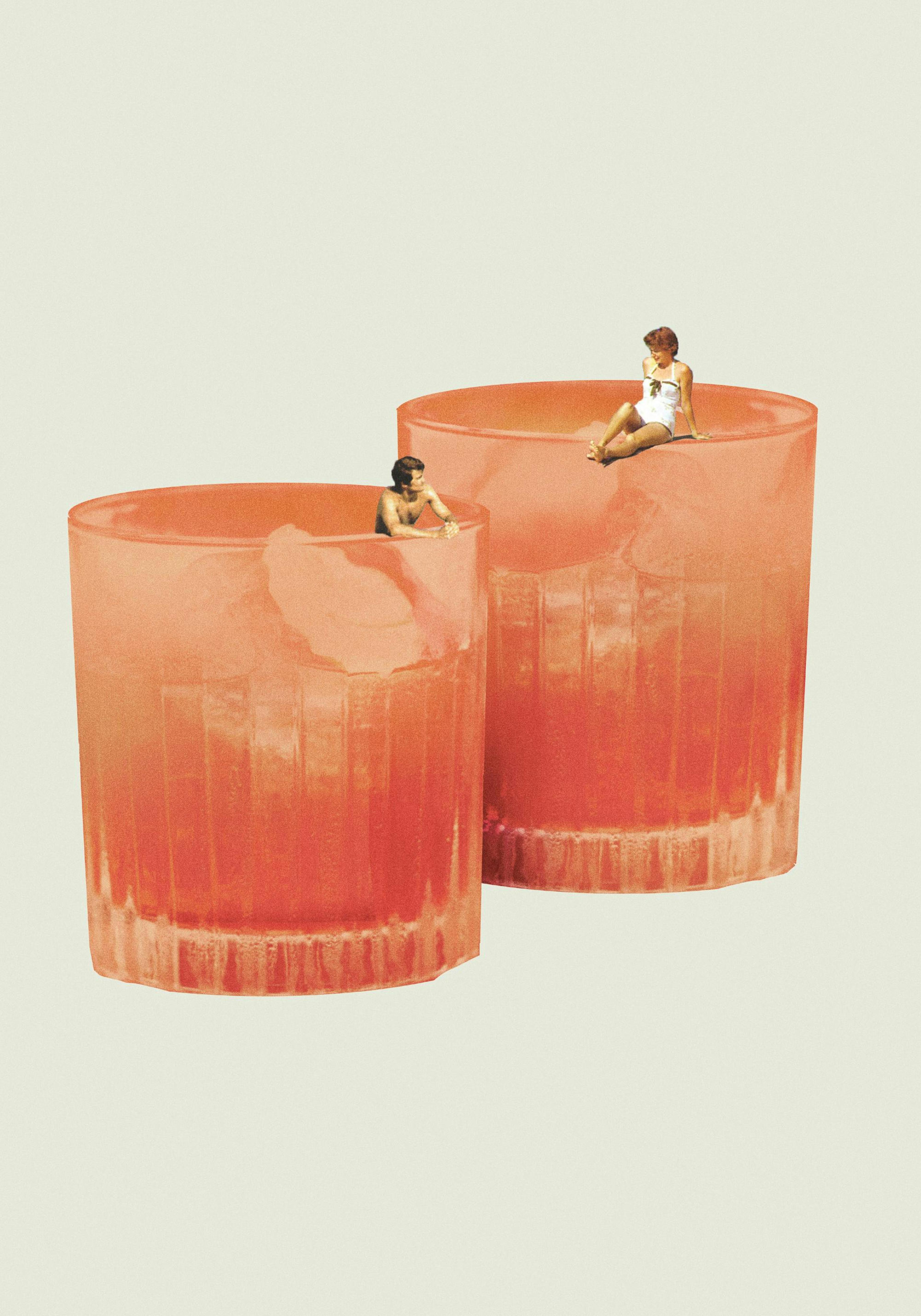 Maarten Leon - Holiday in a Glass No2 Poster