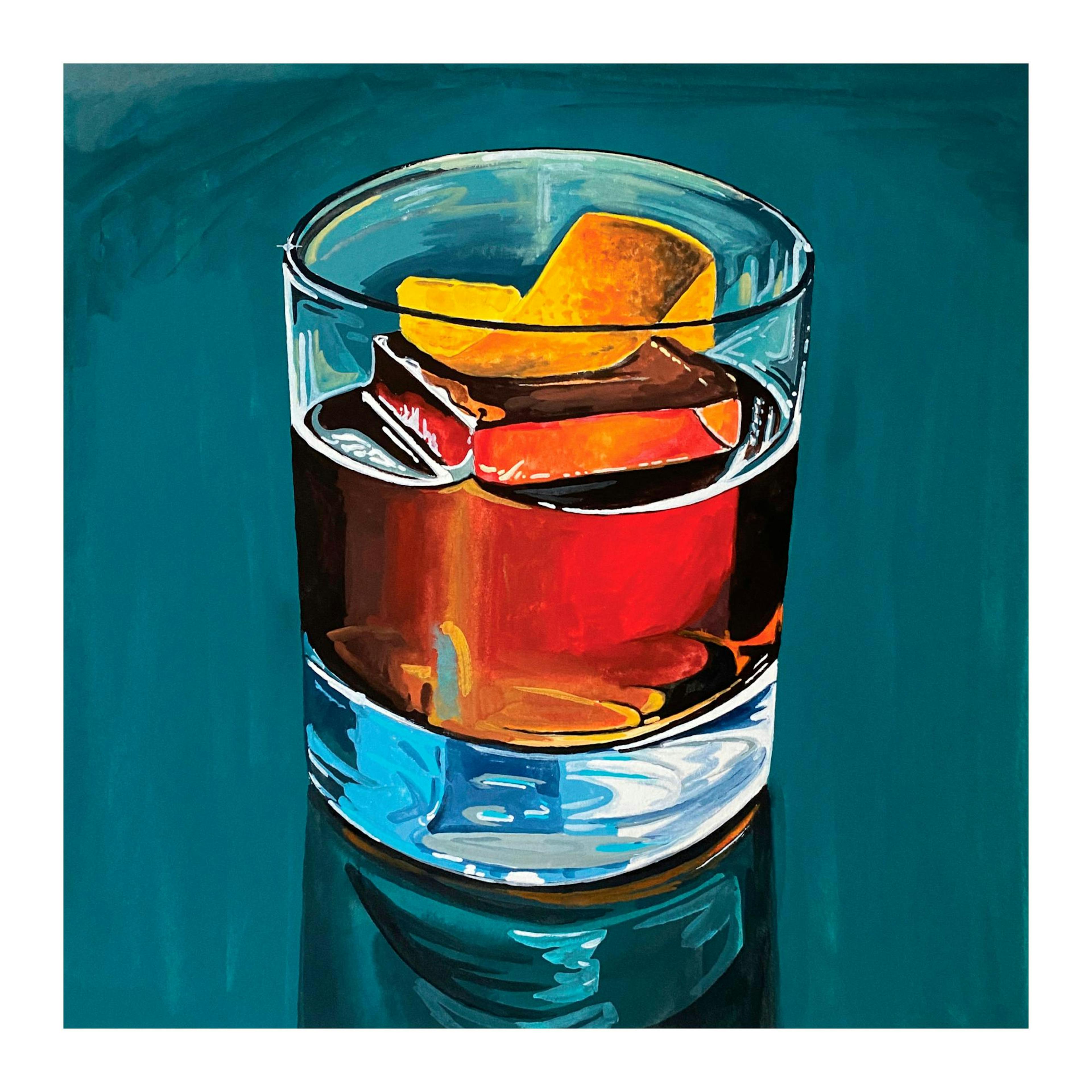 Kate Birch - Old Fashioned with a Twist of Orange Print