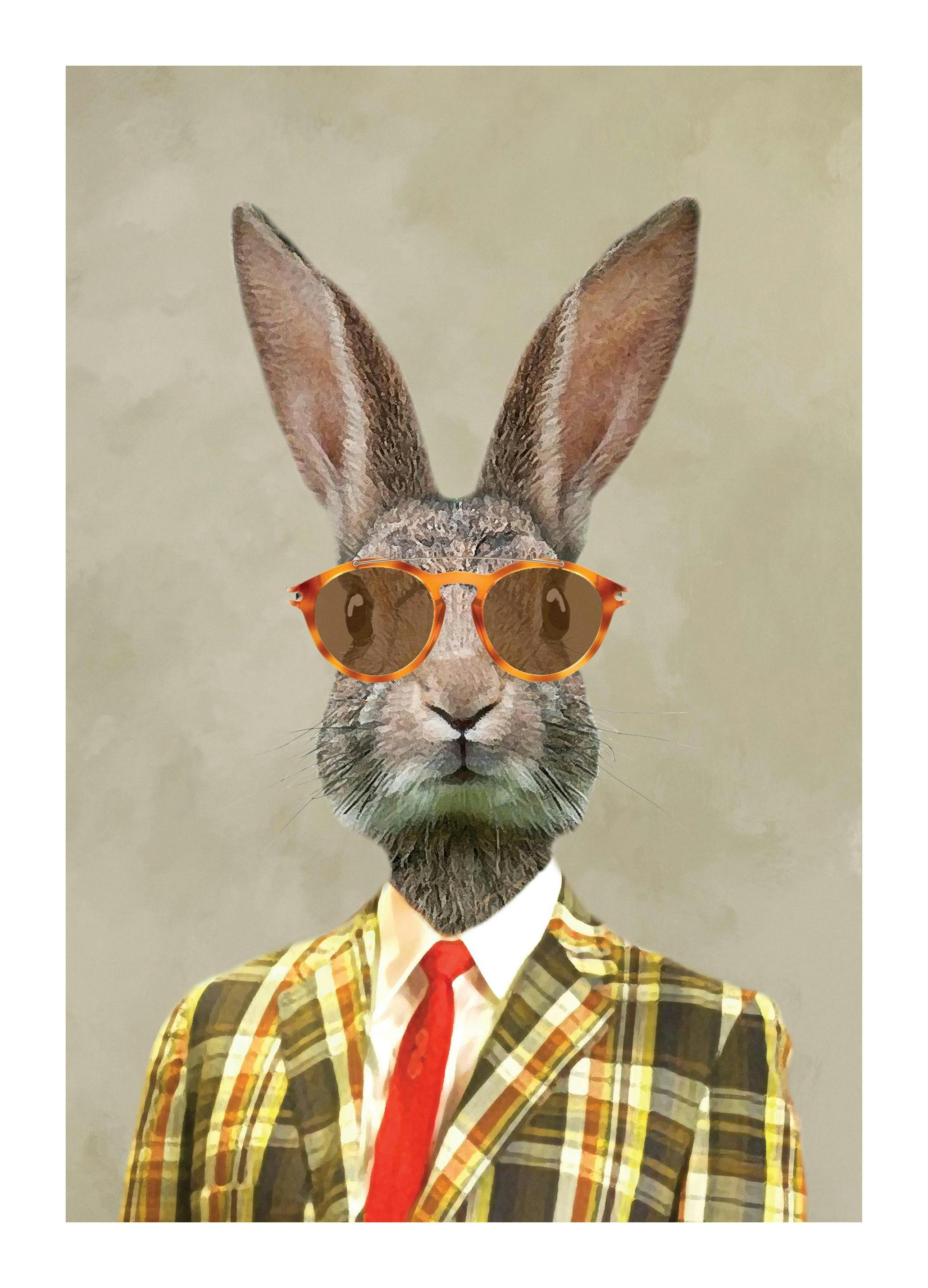 Coco De Paris - Rabbit Vintage Man Poster (30x40 cm)