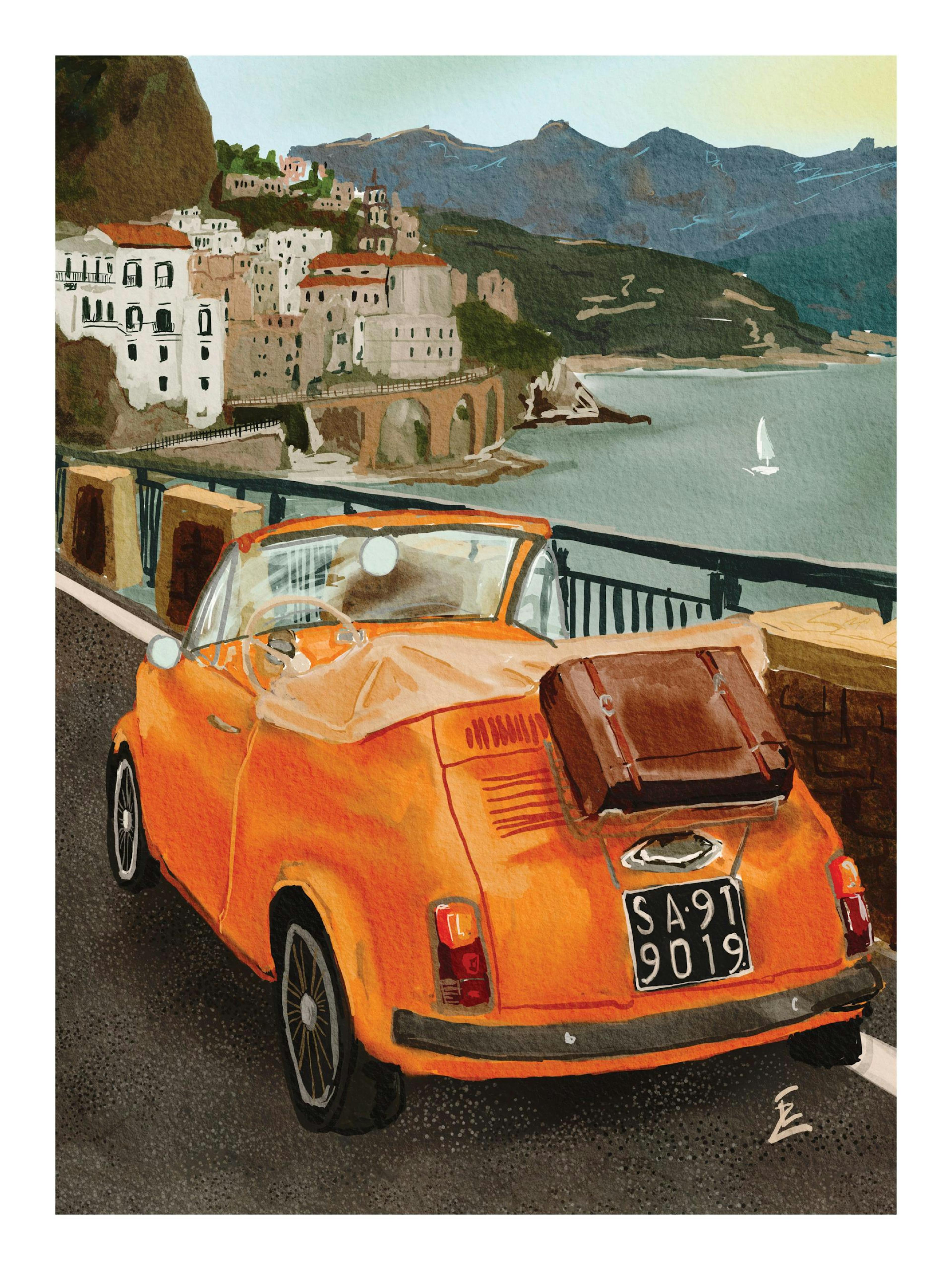 Ekaterina Zagorska - Italian Dream Poster