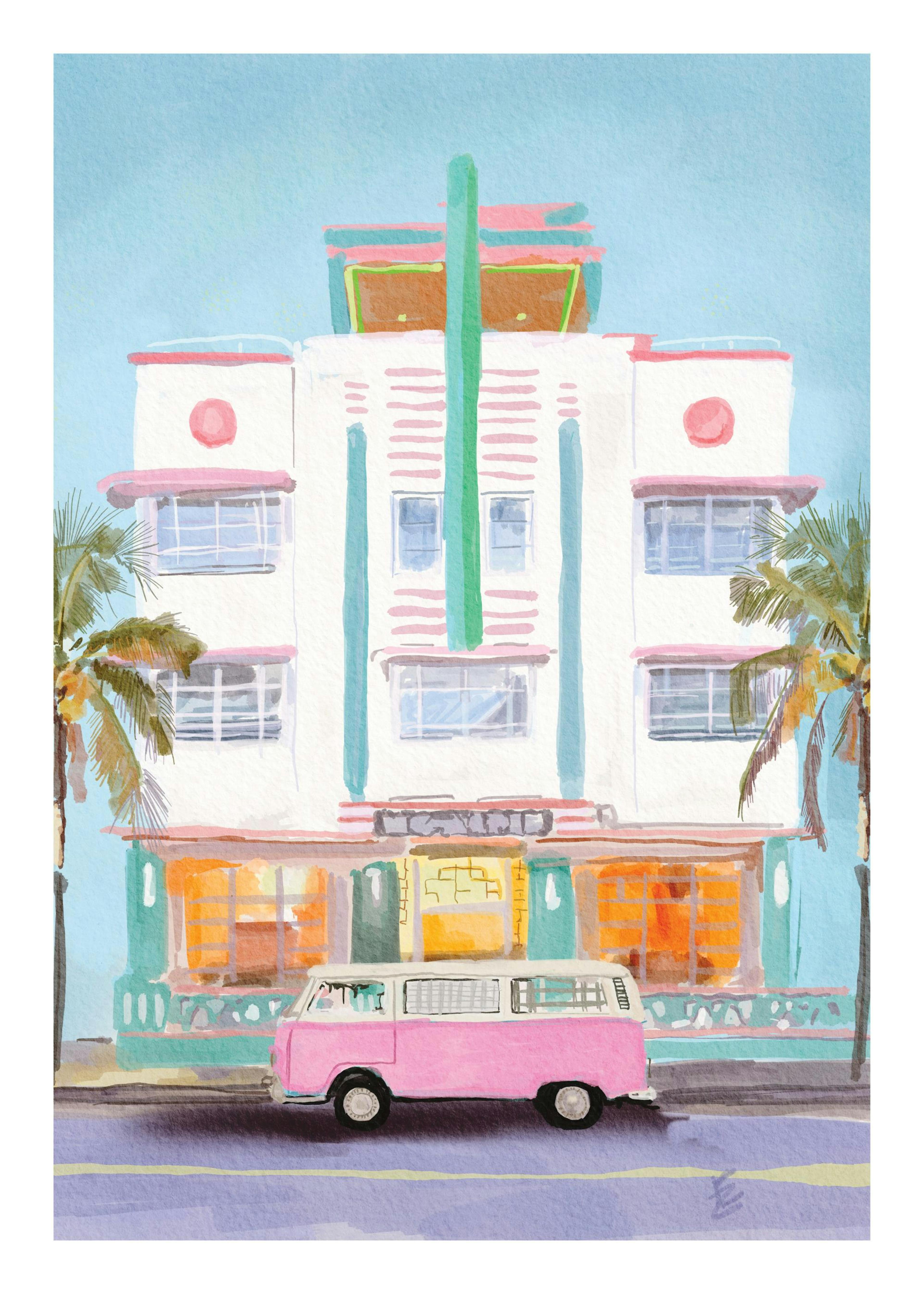 Ekaterina Zagorska - Ocean Drive Party Poster 0