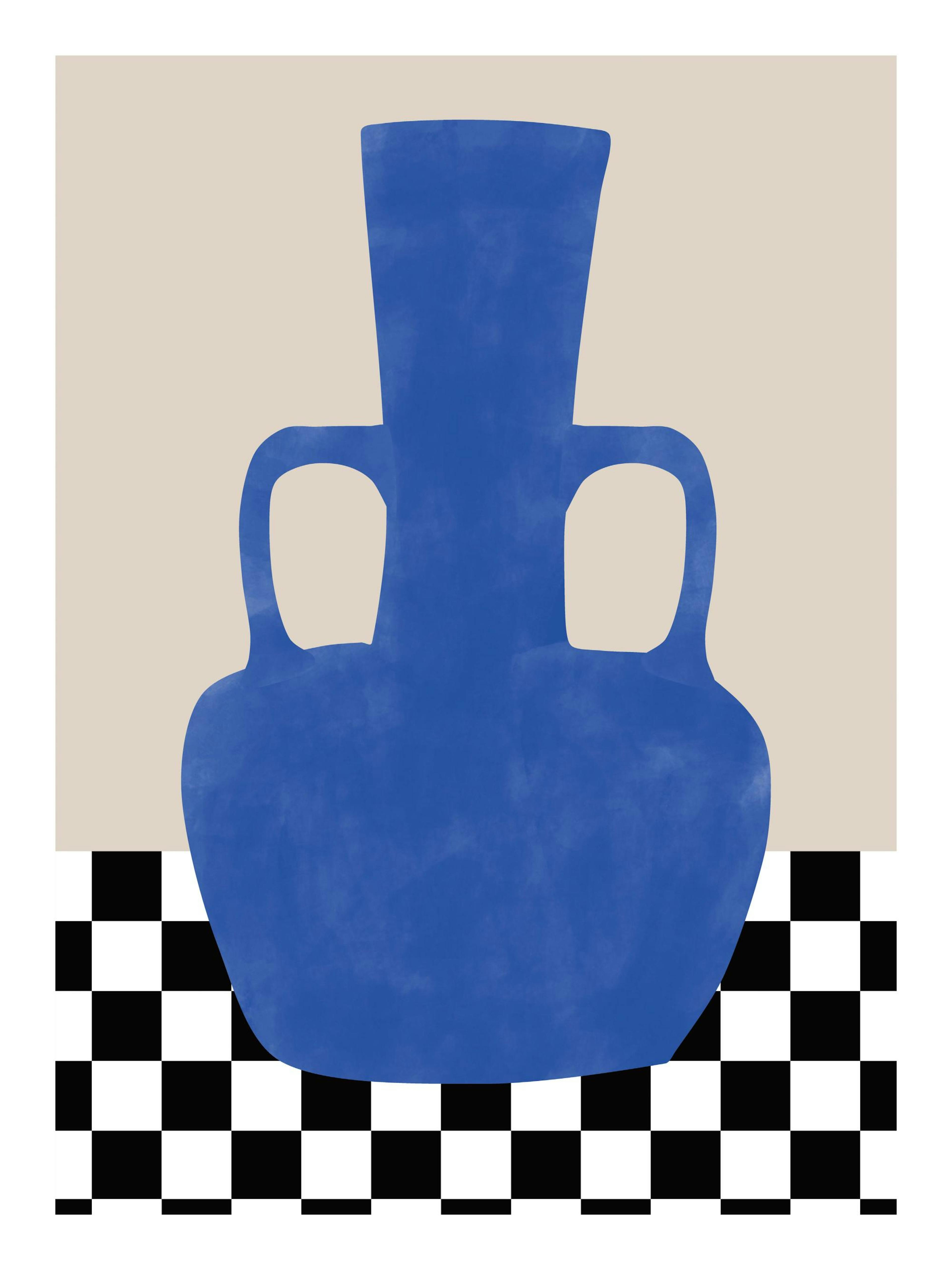 The Print Republic - Blue Still Life Poster No2 Poster