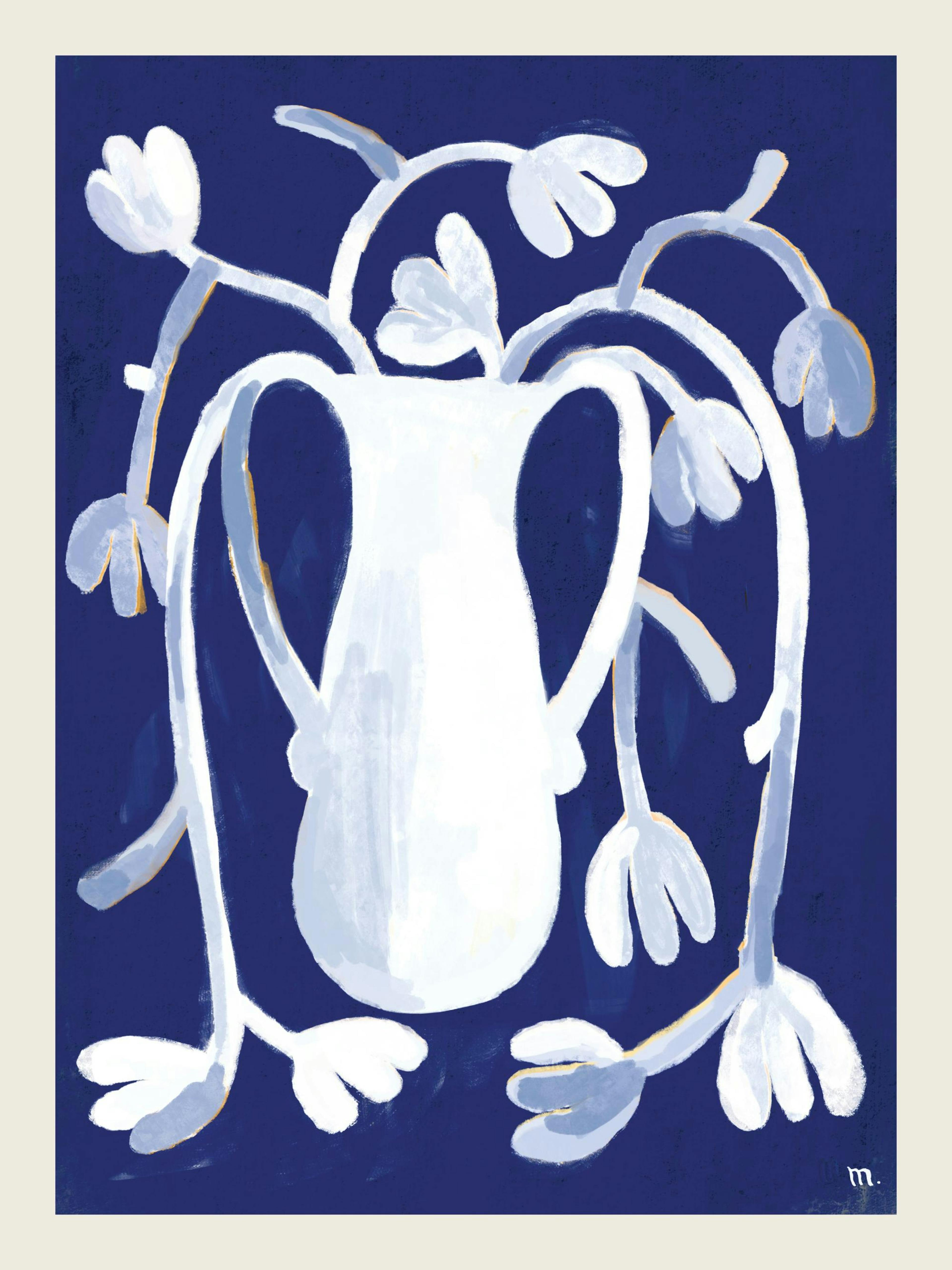 Marco Marella - White Vase Print