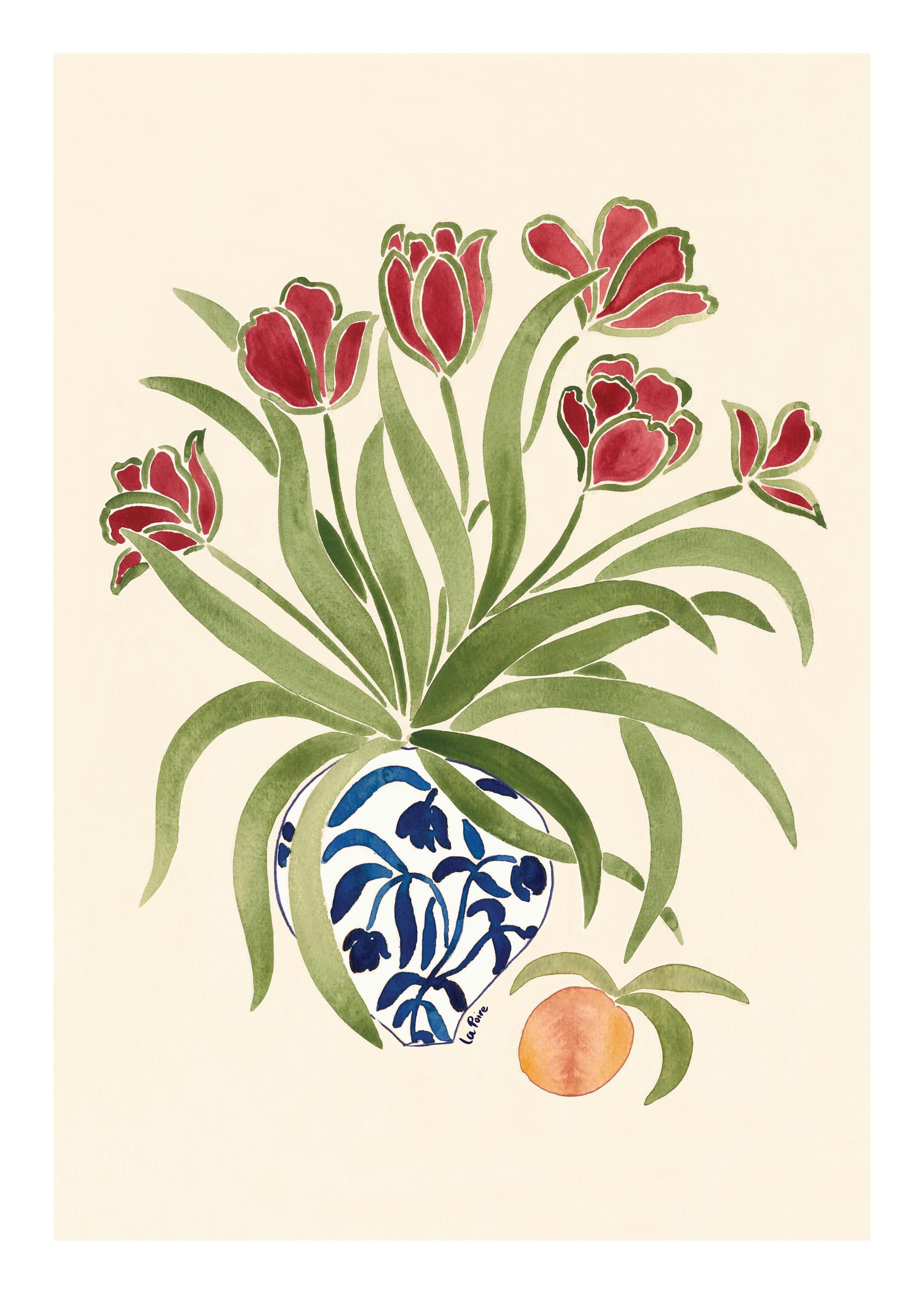La Poire - Red Tulips Poster 0