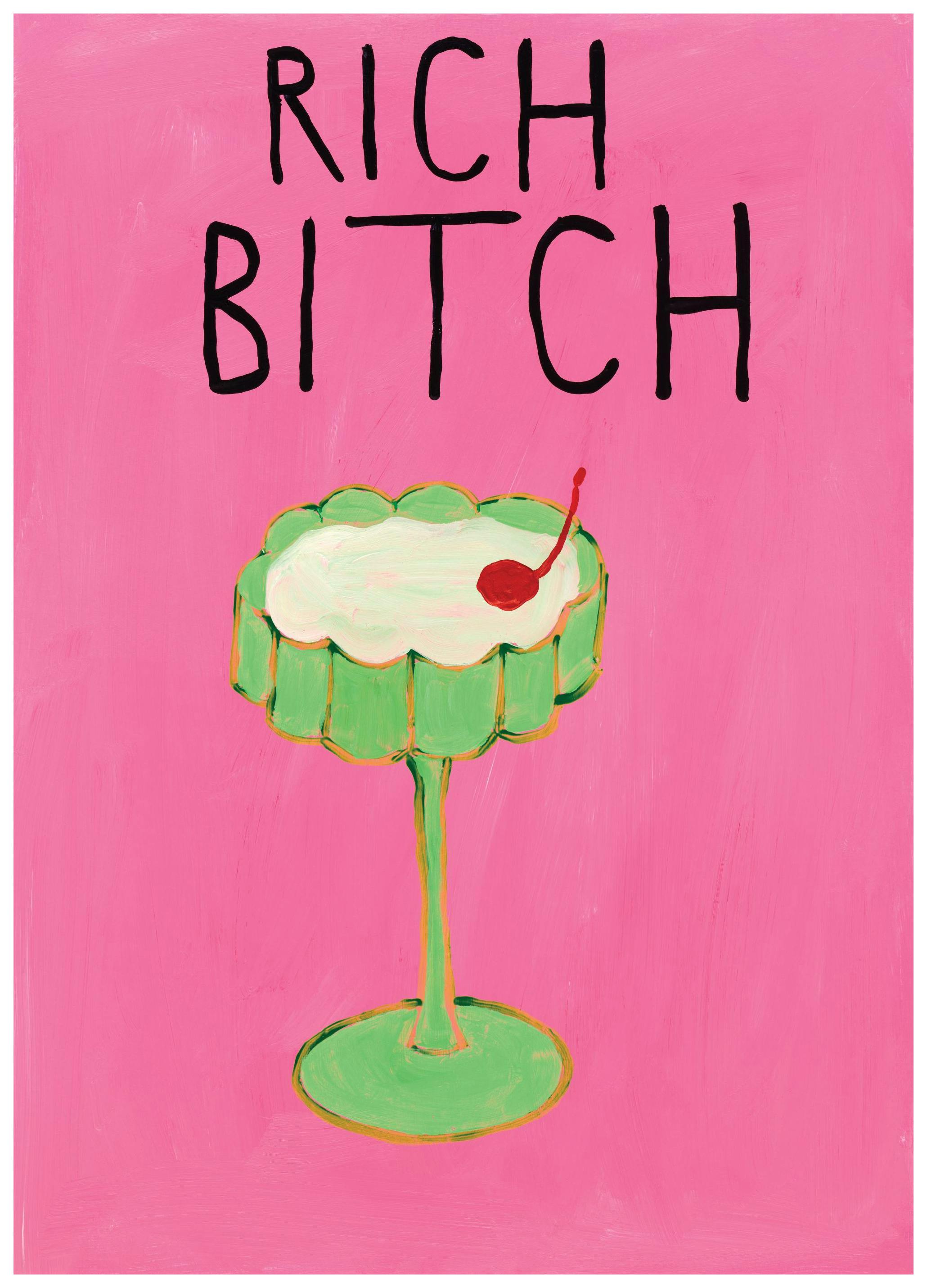 Britty Flynn - Rich Bitch Print (30x40 cm)