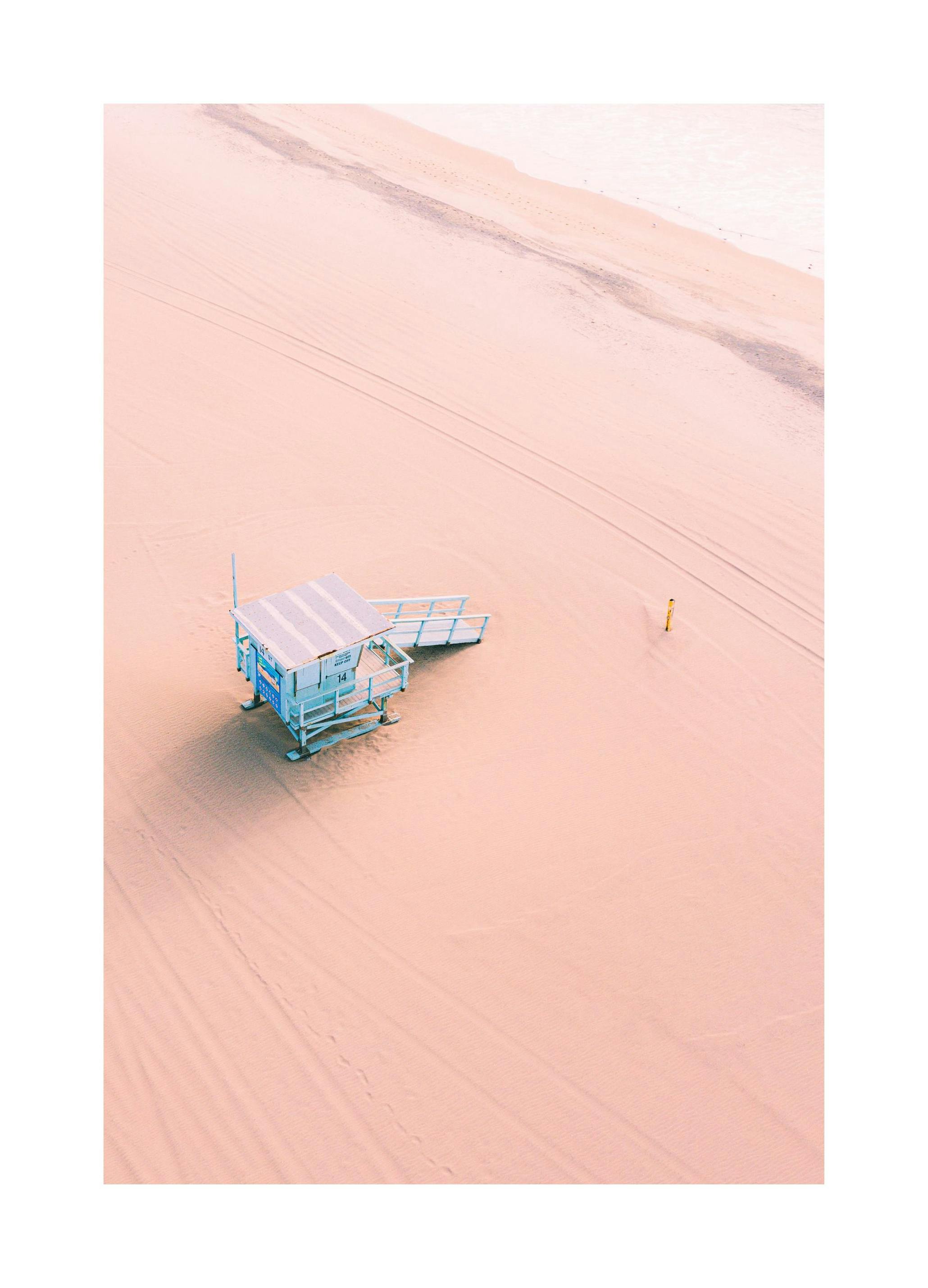 Richard Podgurski - Desert Beach Affiche (50x70 cm) - Richard Podgurski