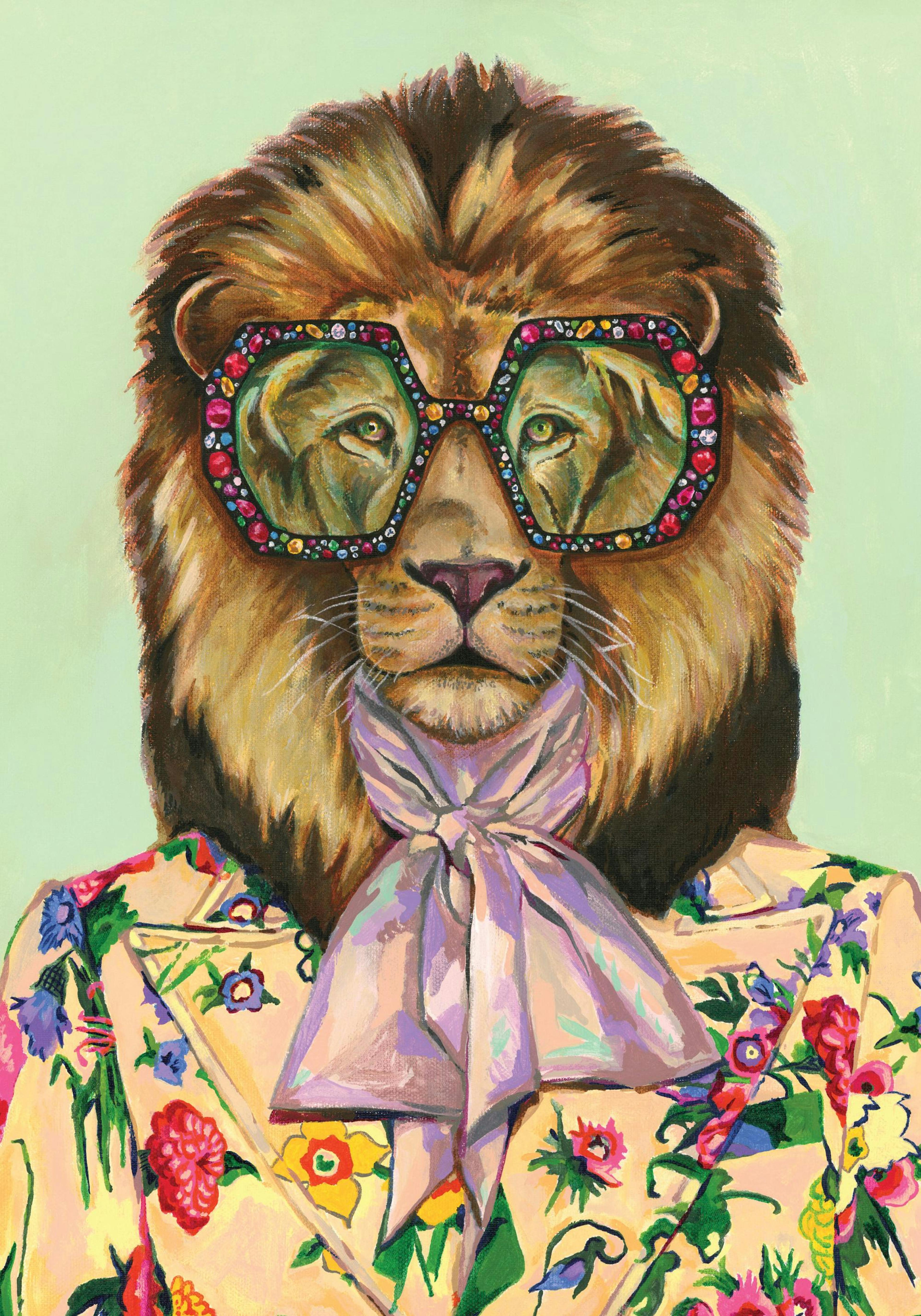 Heather Perry - Artsy Lion Plakat
