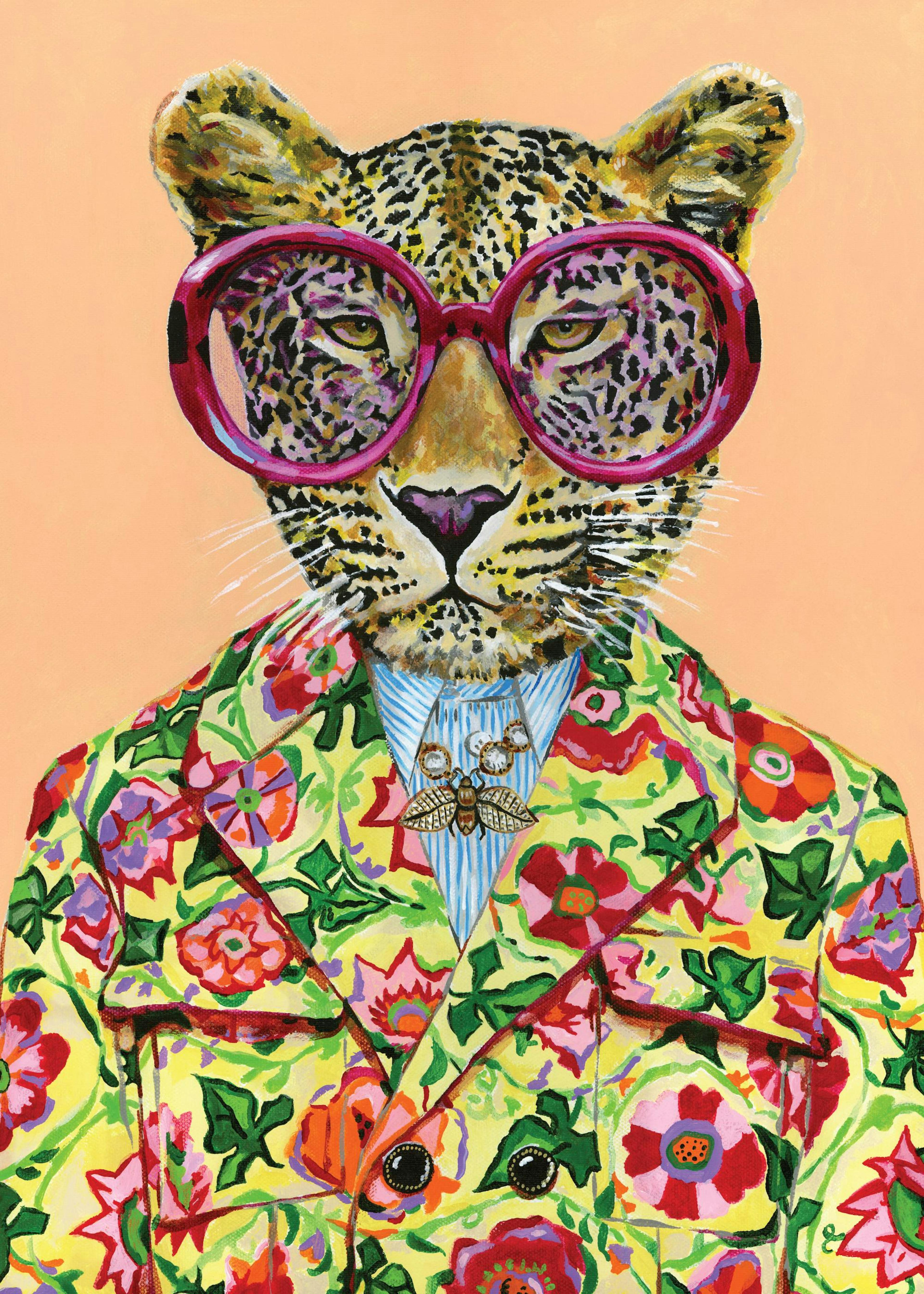 Heather Perry - Artsy Leopard Poster 0