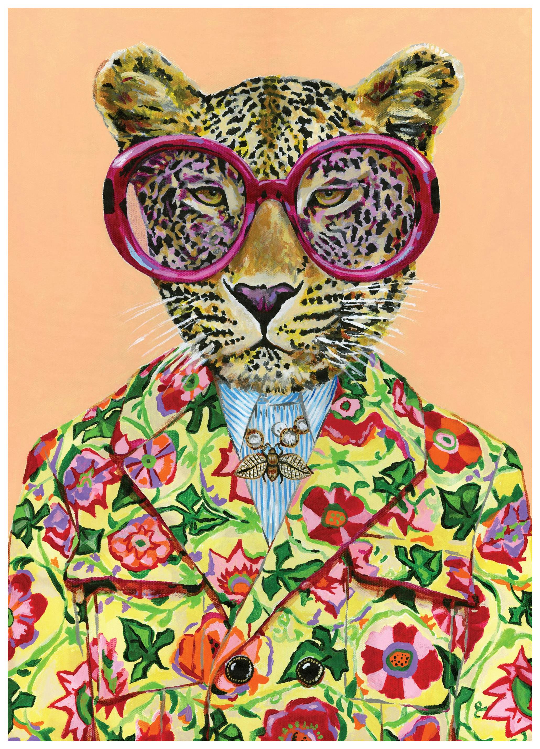 Heather Perry - Artsy Leopard Plakat (50x70 cm)