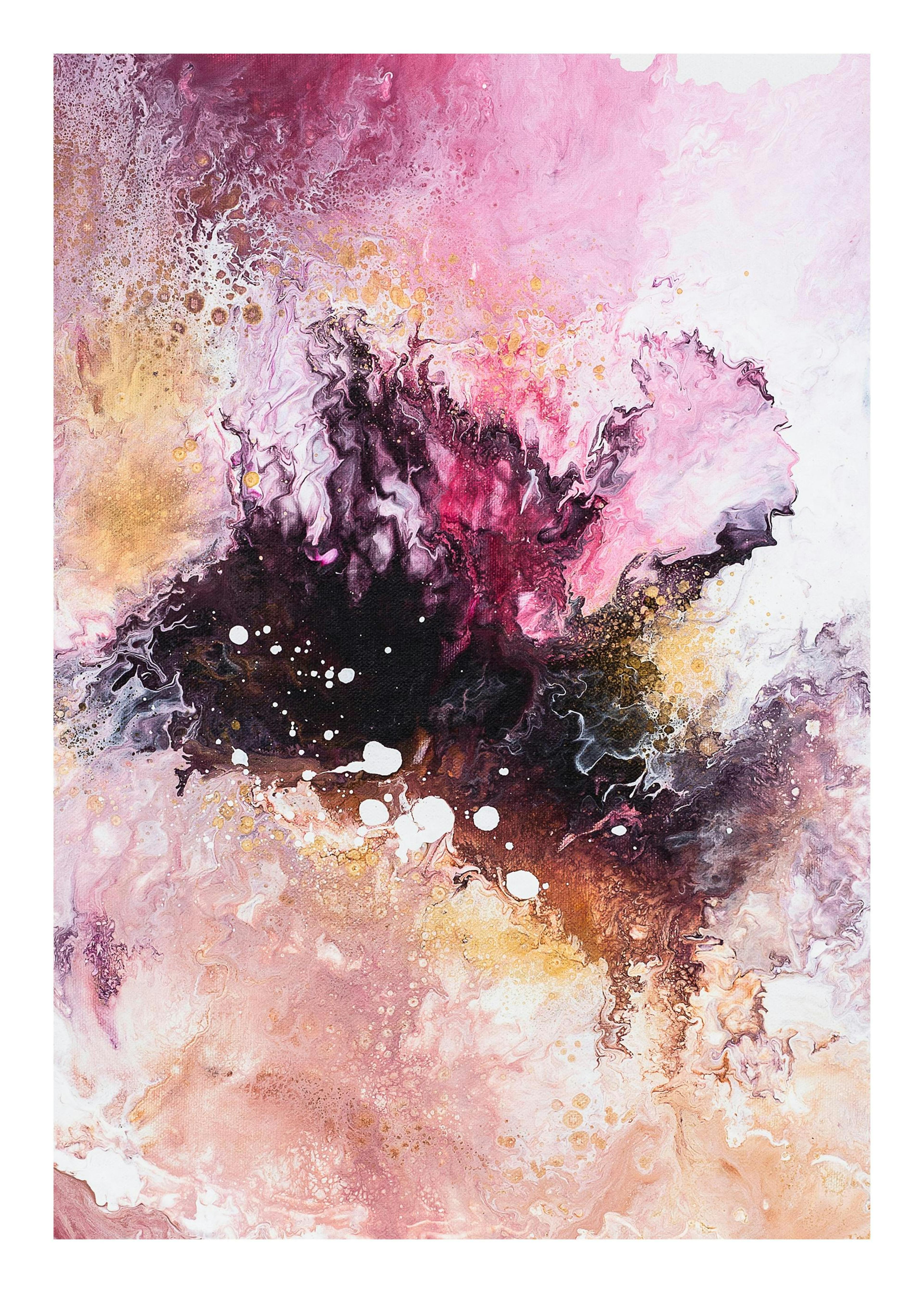 Sofia Larsson - Pink Galaxy Juliste 0