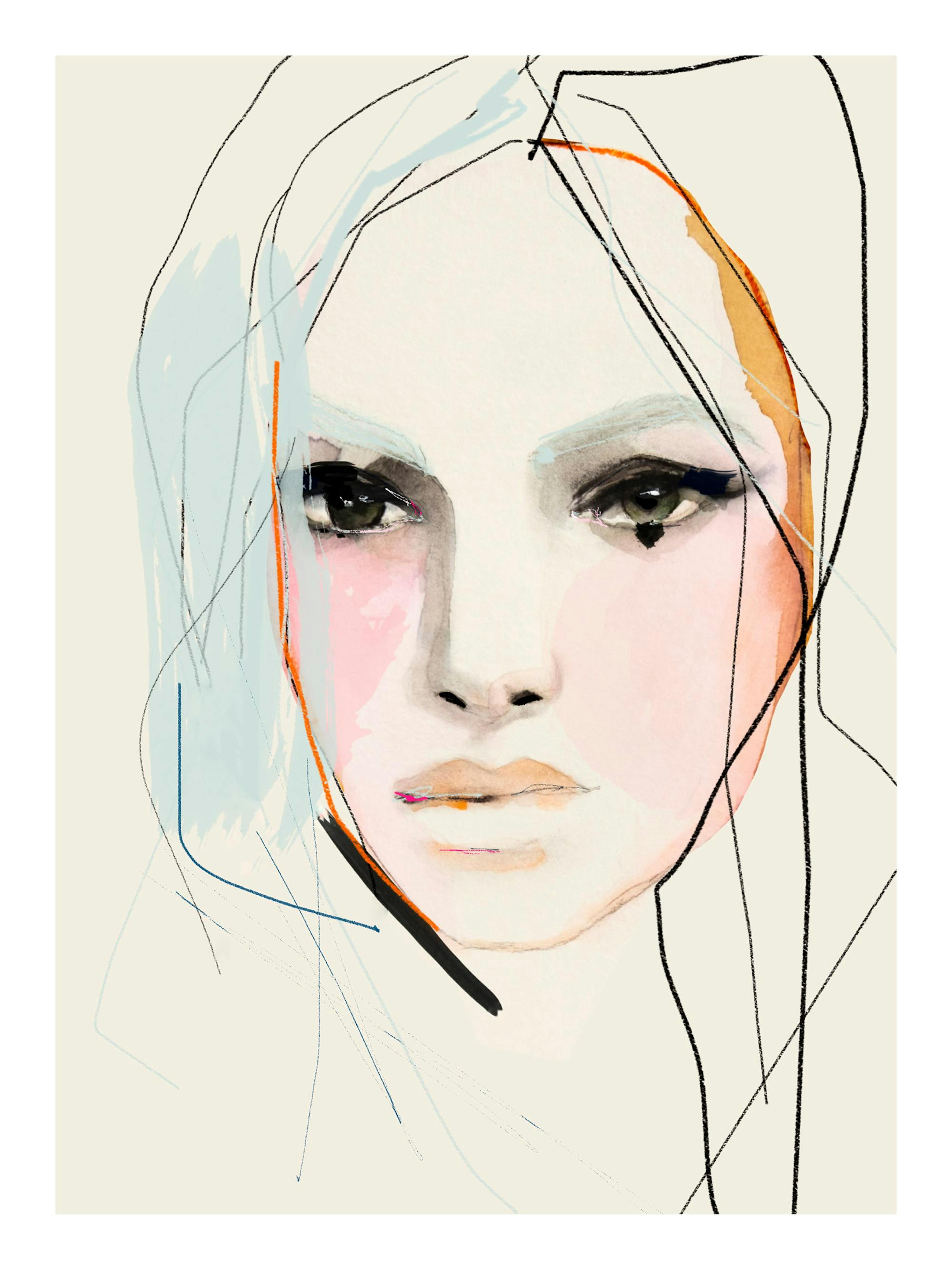 Leigh Viner - Blanche Print