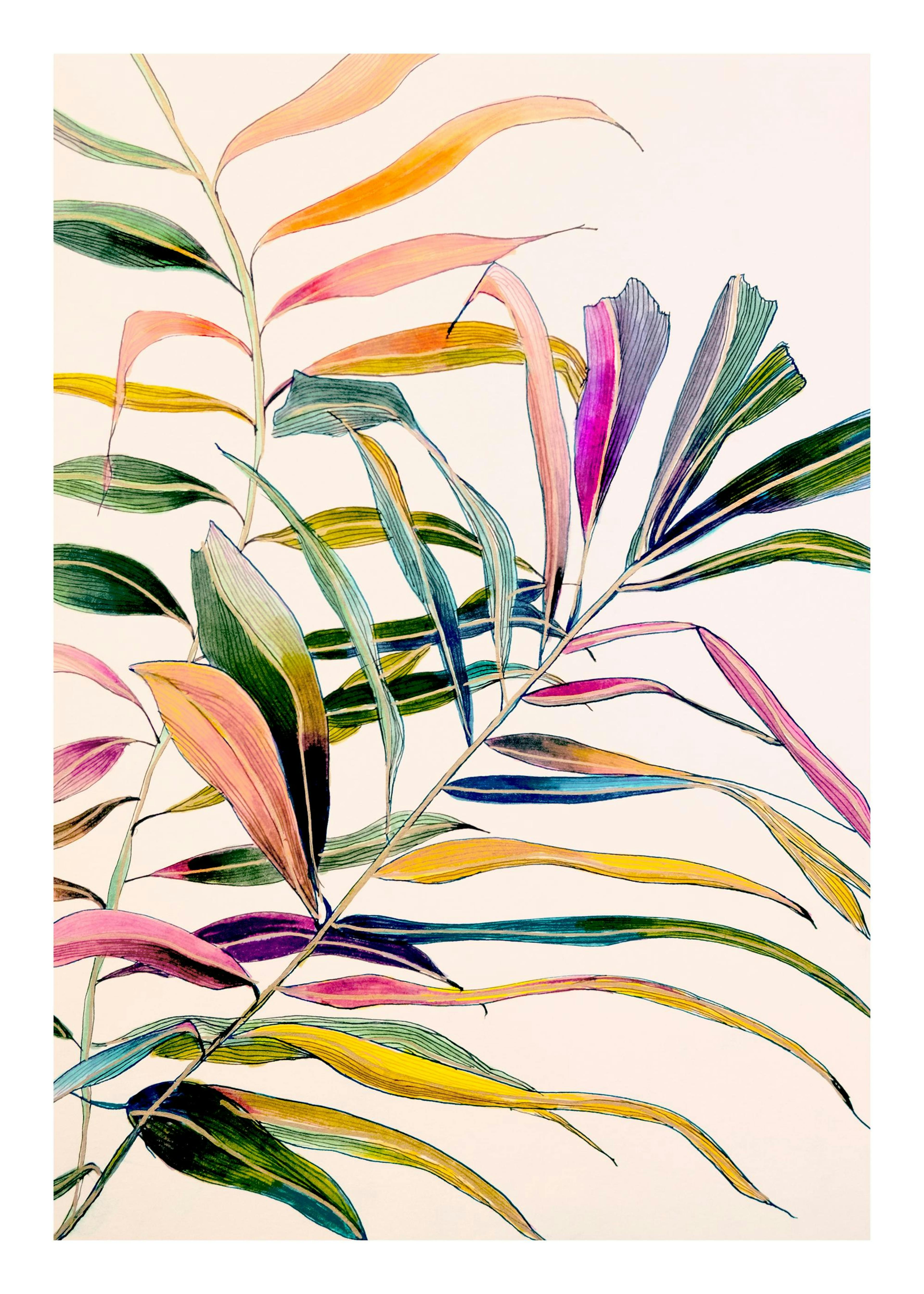 Leigh Viner - Palm in Color Affiche 0