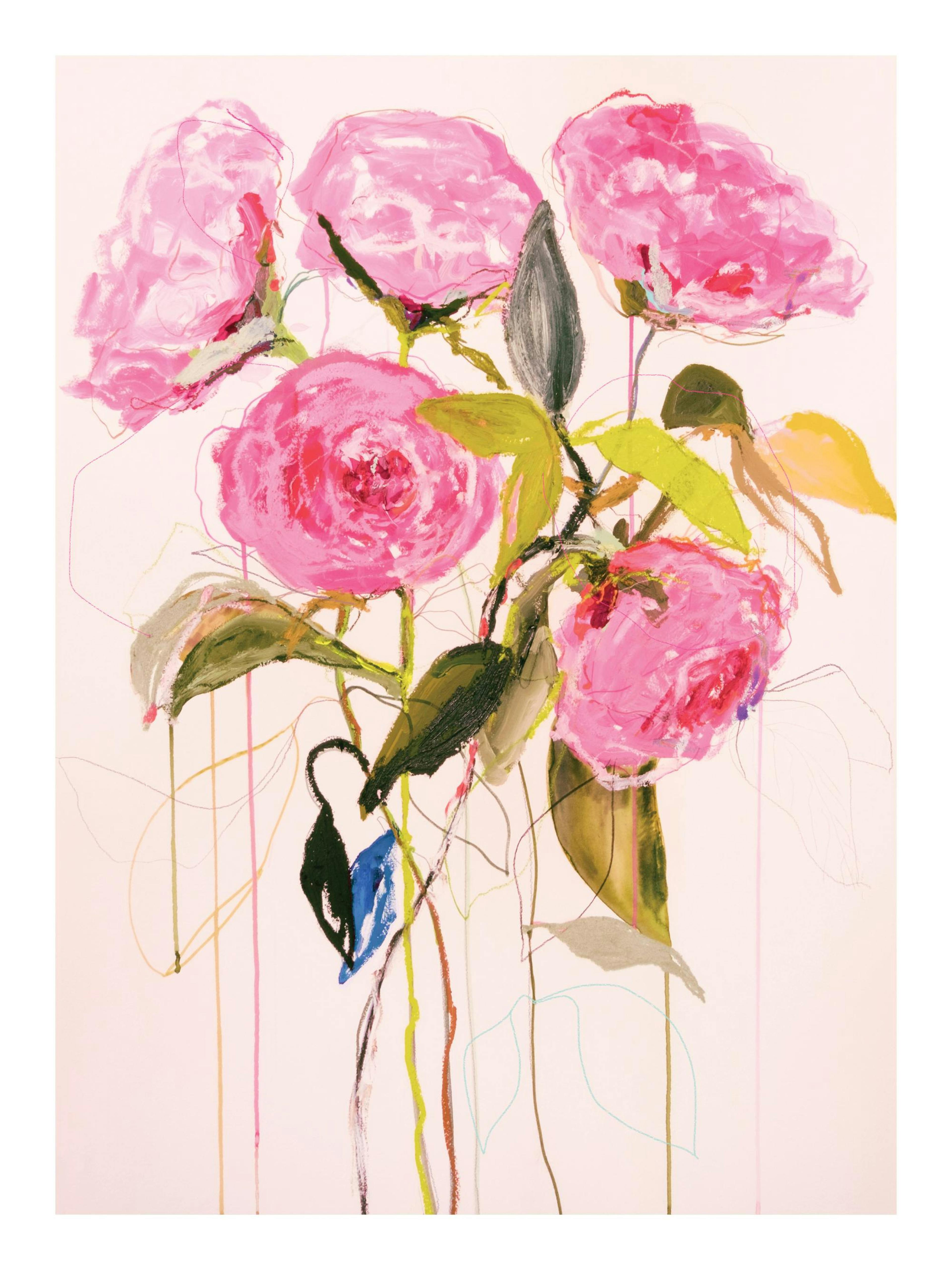 Leigh Viner - Magenta Roses 포스터