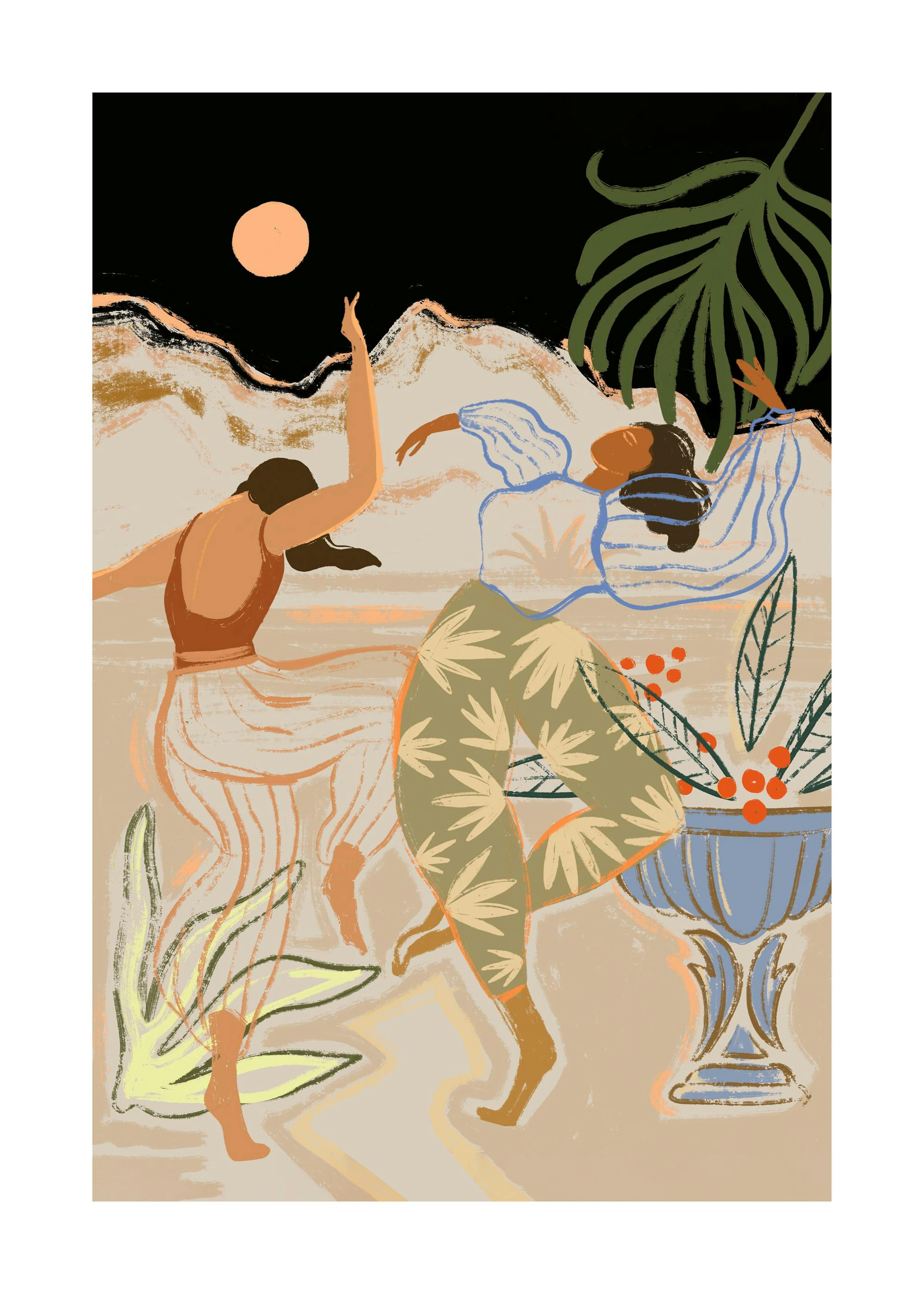 Arty Guava - Lay Hoon - Dancing Under The Moonlight Print 0