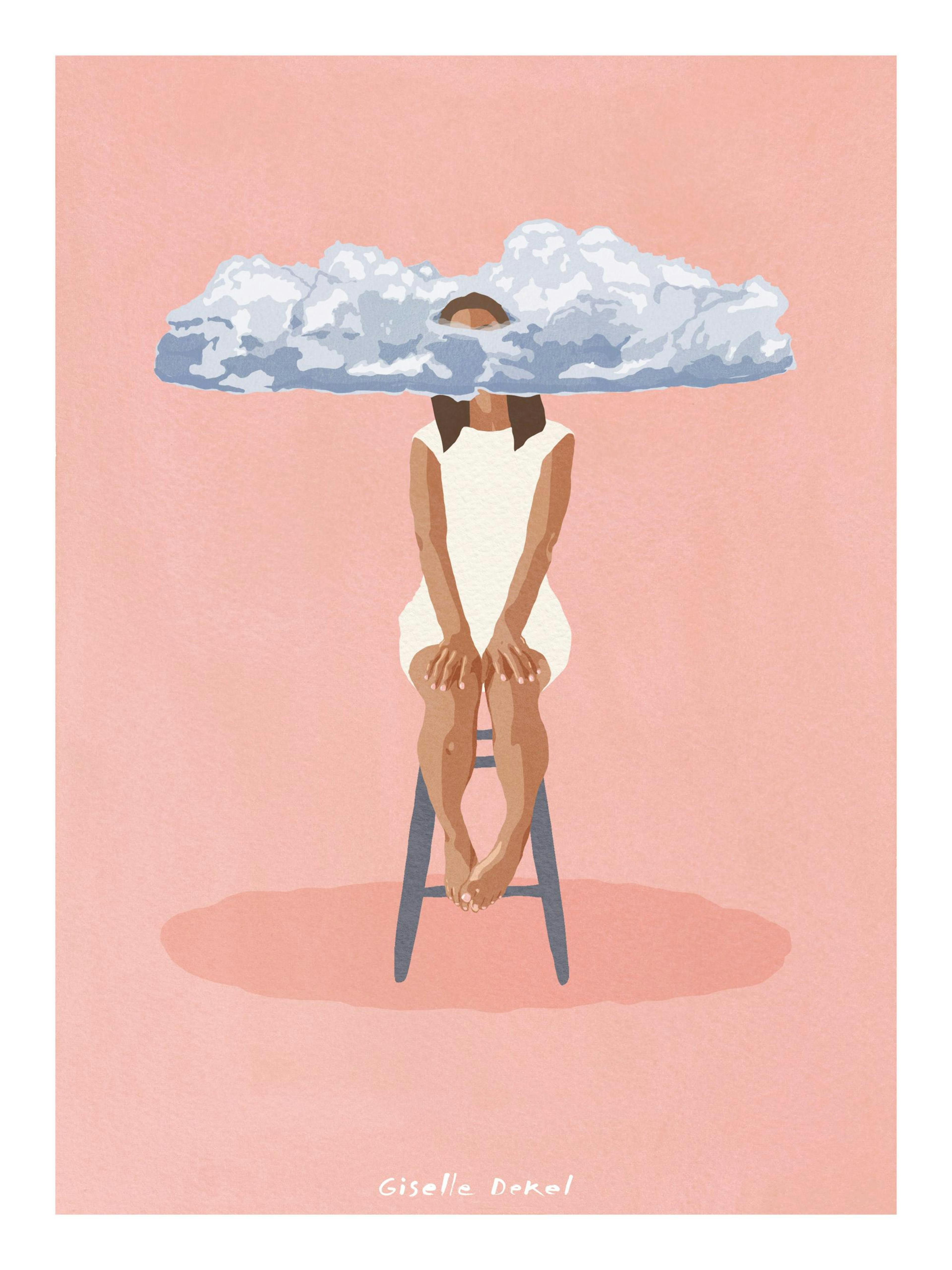 Giselle Dekel – Pink Meditation Plakát 0