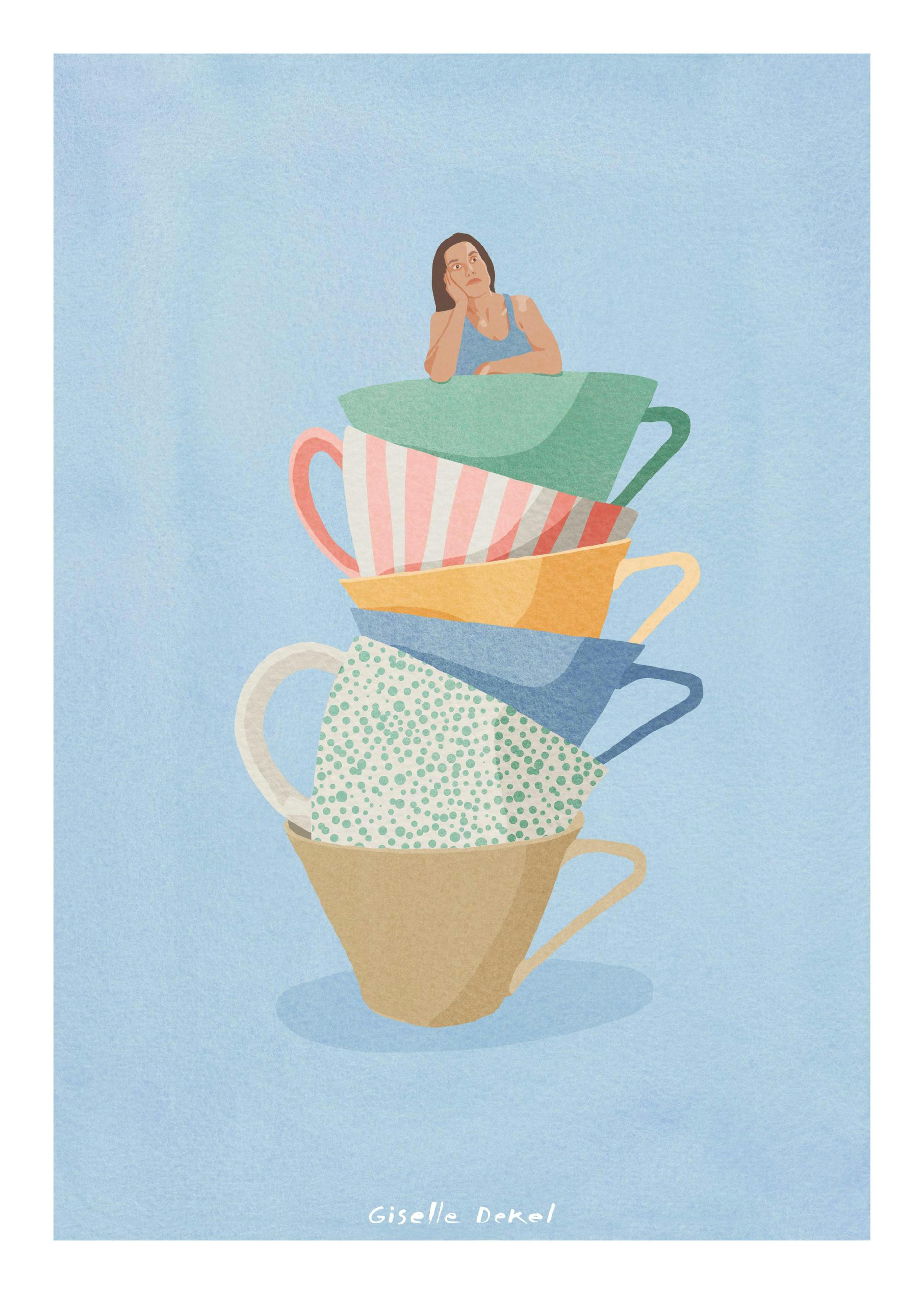 Giselle Dekel – Longing for Coffee Poster 0
