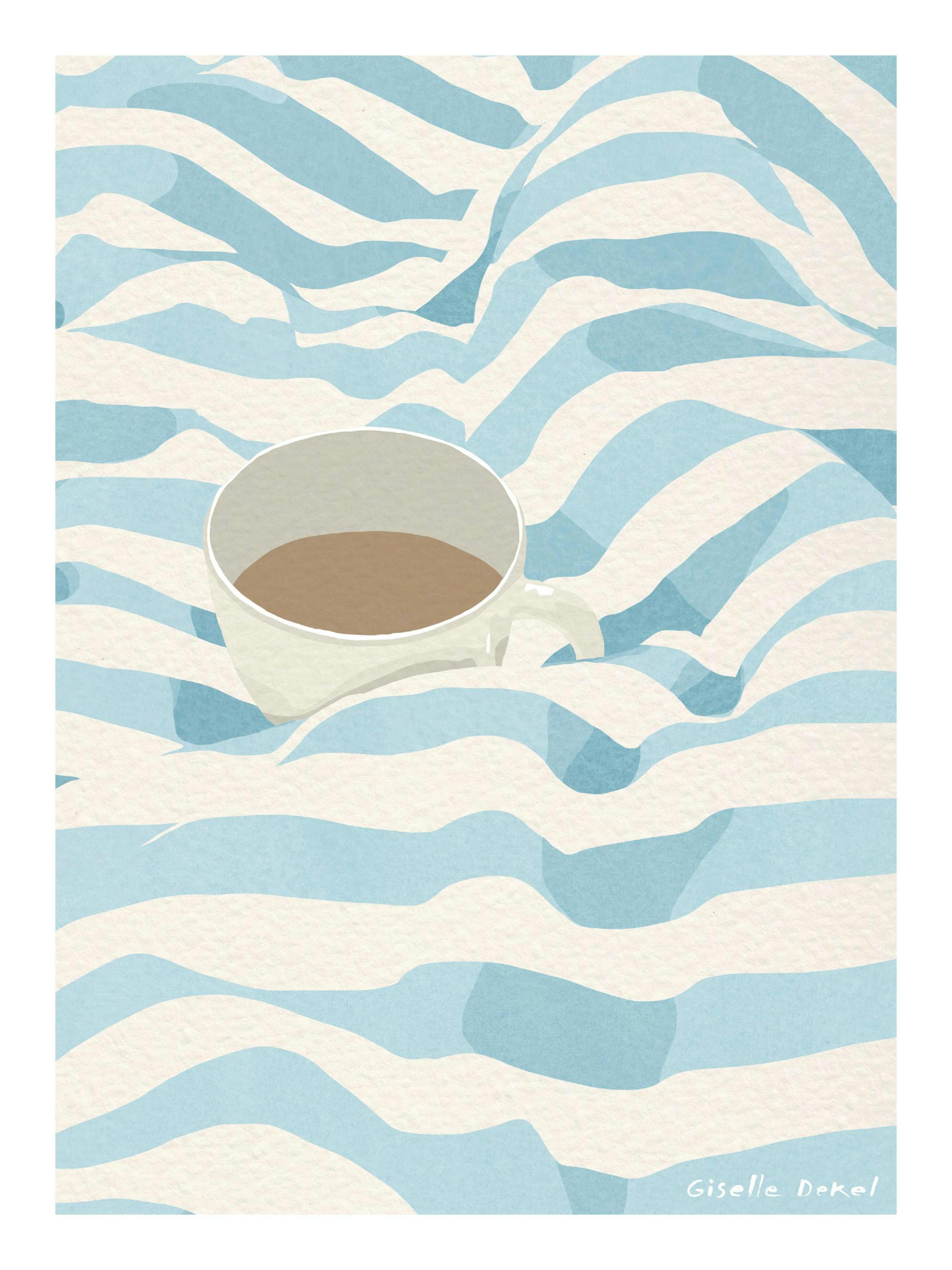 Giselle Dekel – First Cup of Coffee Print
