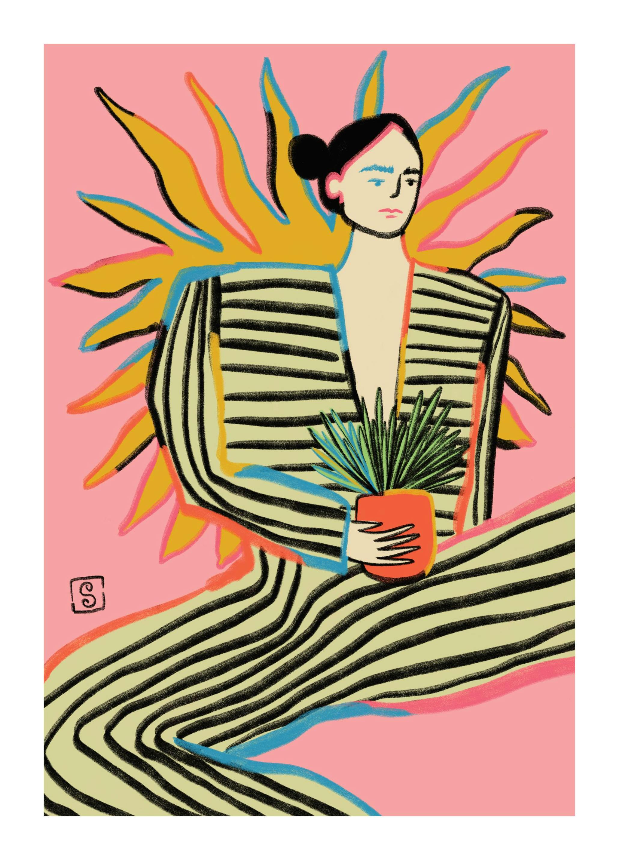 Sandra Poliakov - Sun Power Poster (50x70 cm)