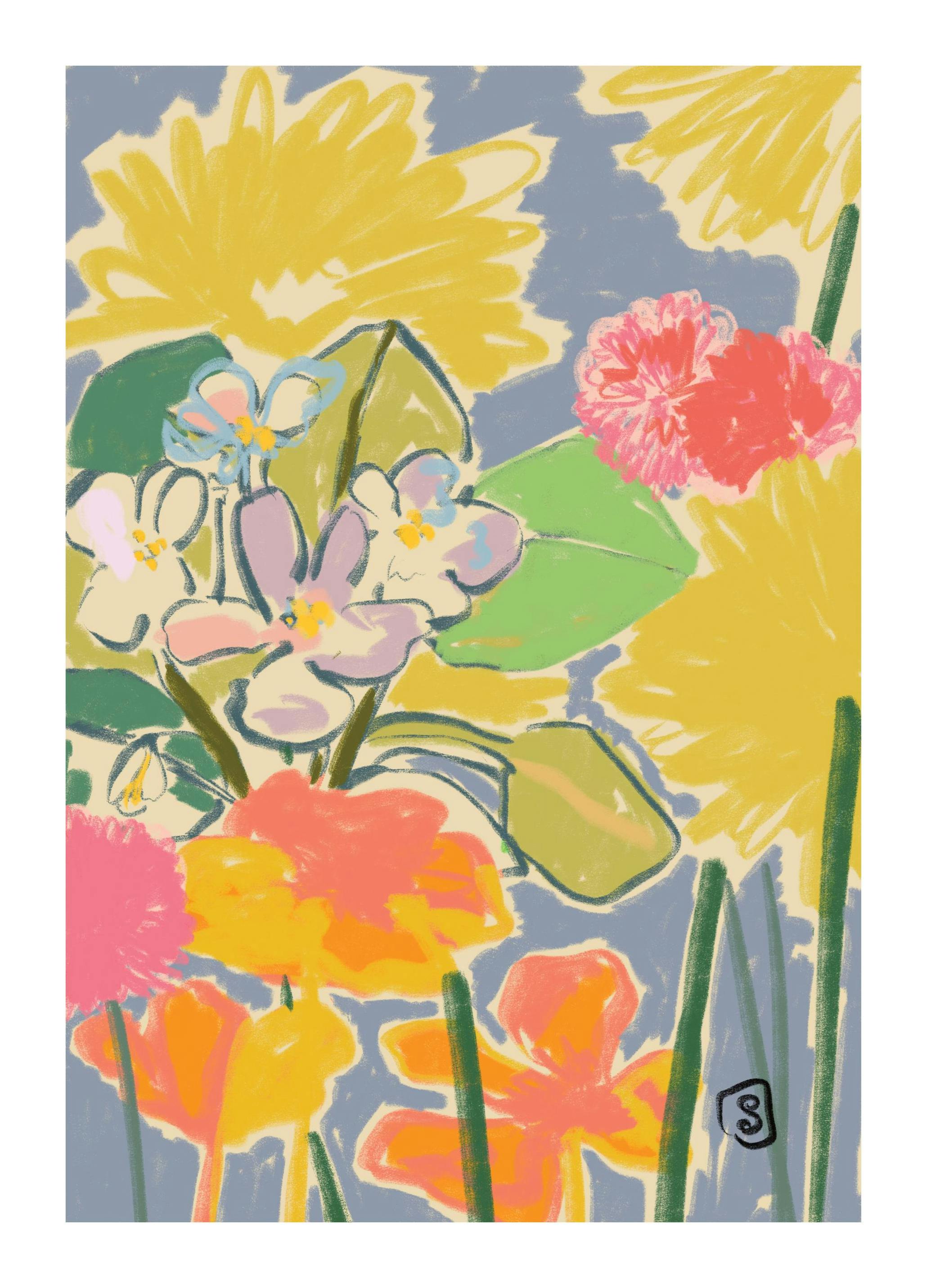 Sandra Poliakov - Morning Garden Poster (50x70 cm)