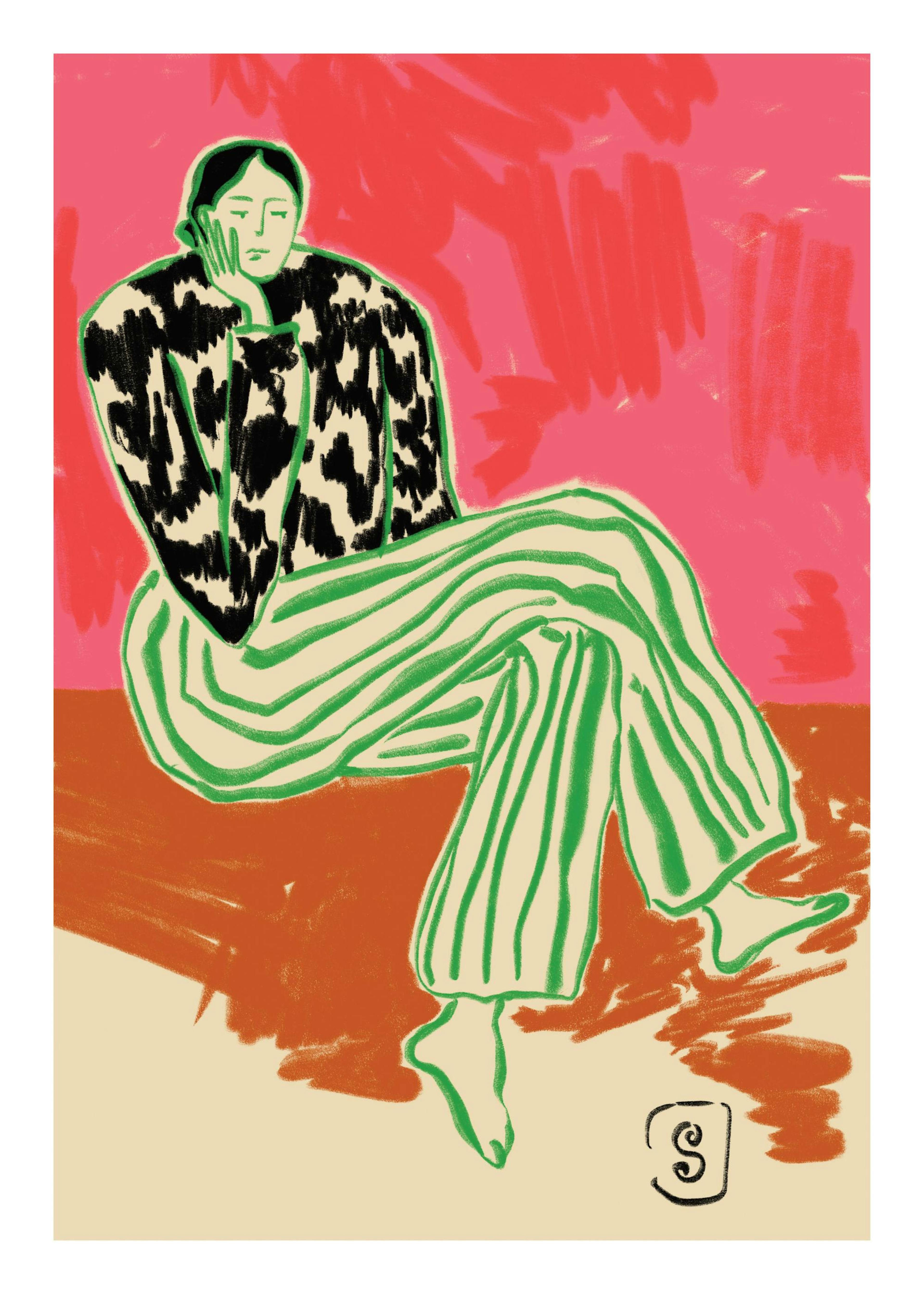 Sandra Poliakov - Calm Woman Portrait Poster 0
